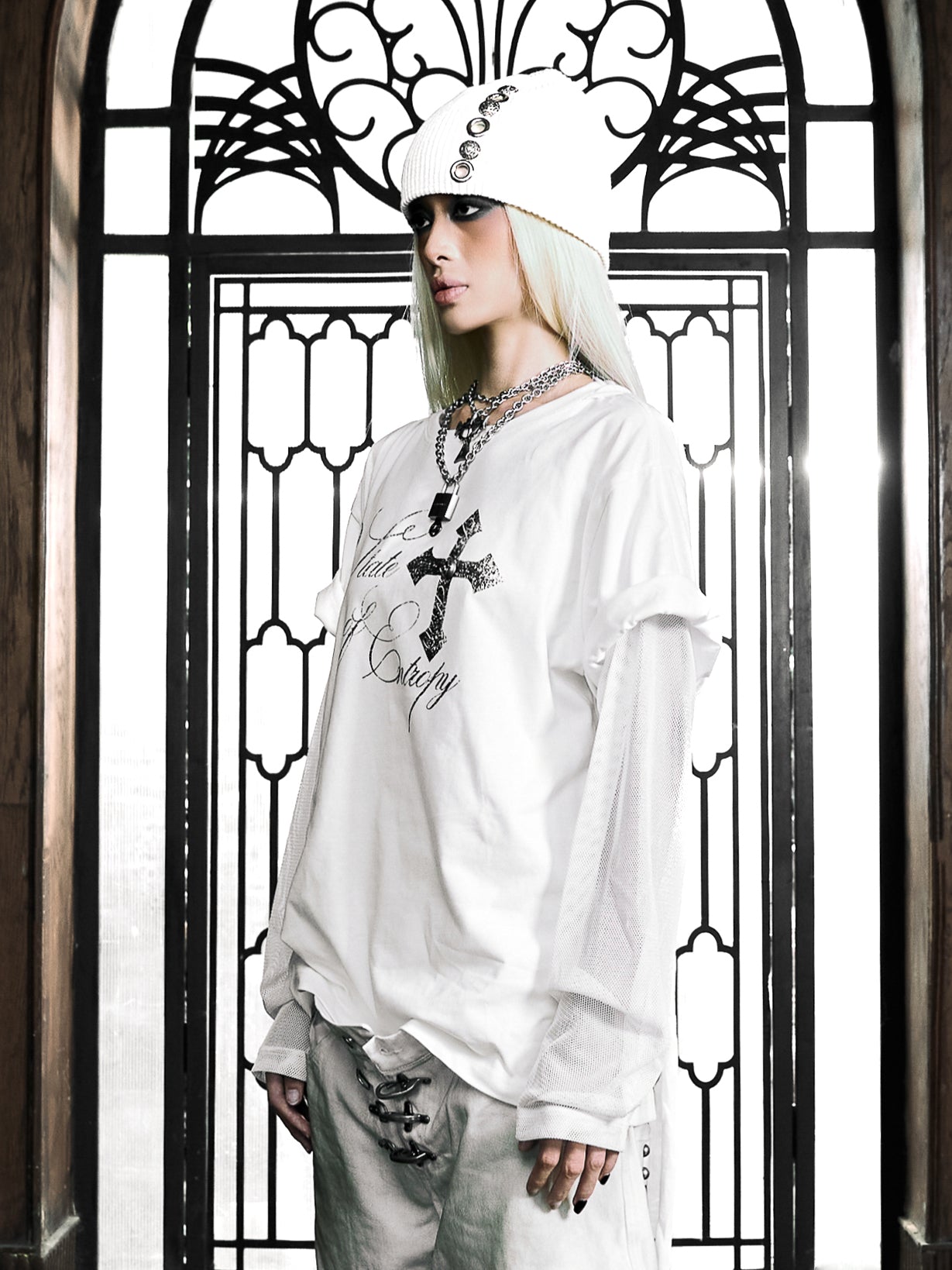 6/5 19:00先行発売【Rosen Kreuz】REGALIA CREST BEANIE