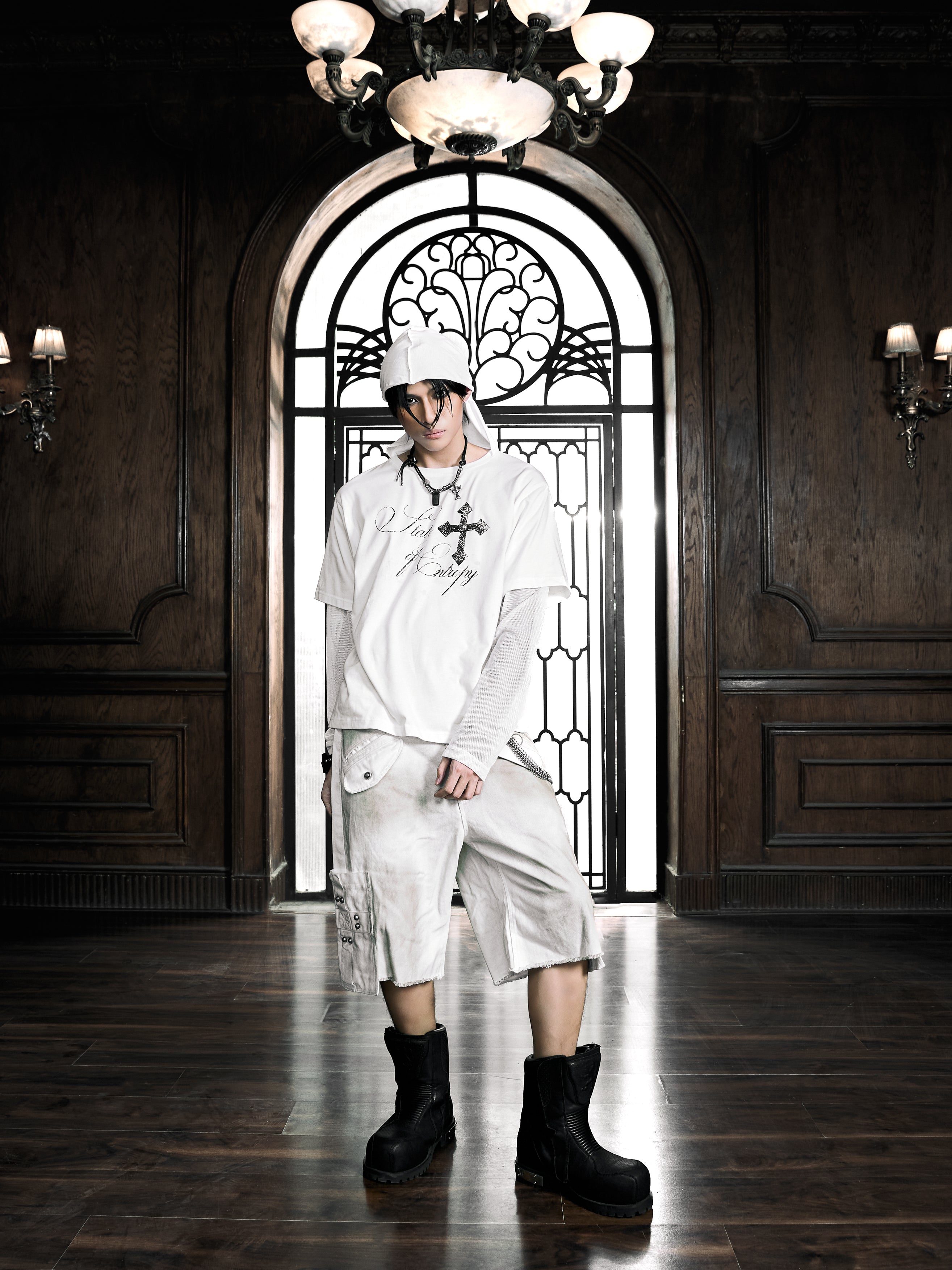 6/5 19:00先行発売【Rosen Kreuz】RUIN UTILITY CARGO SHORTS