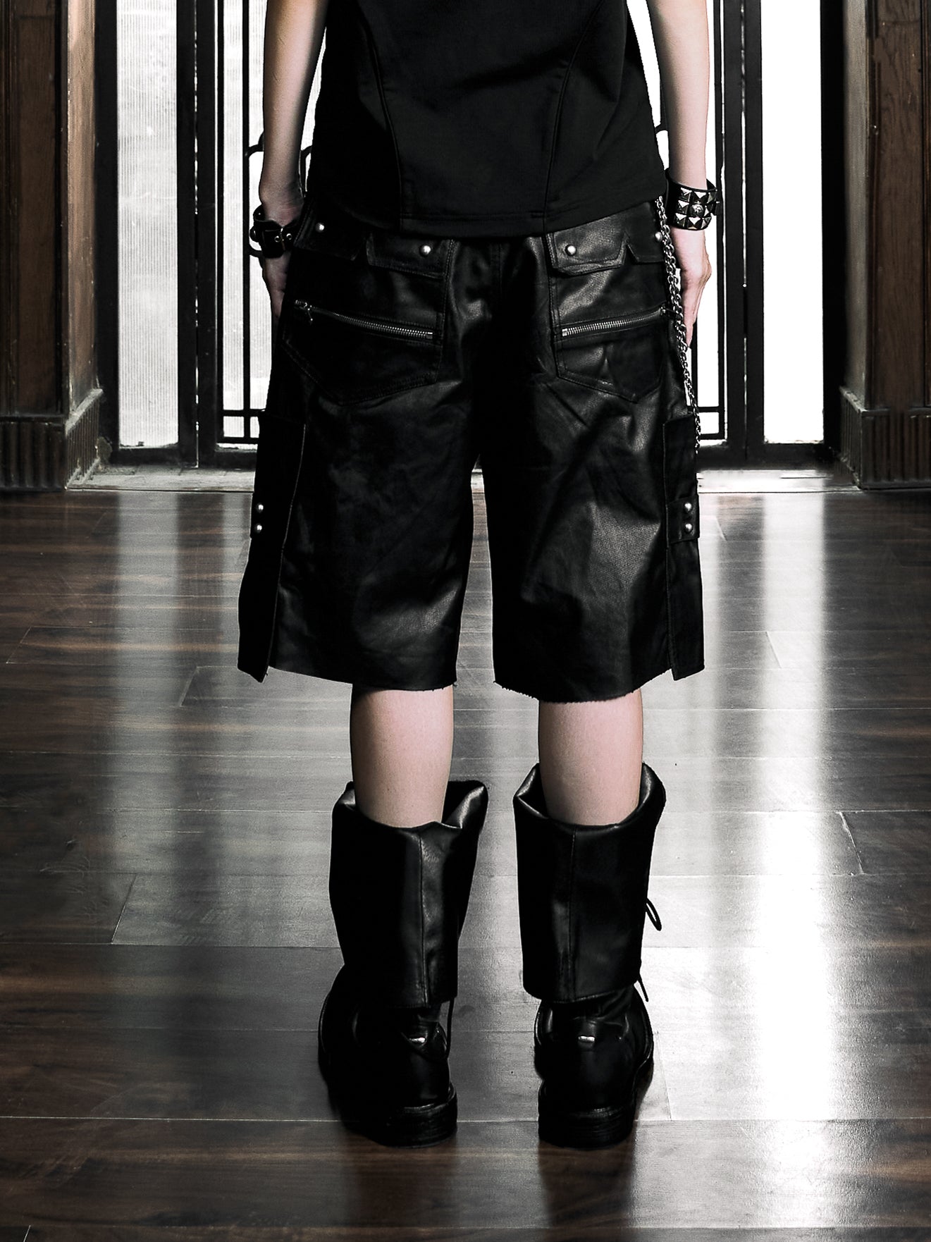 6/5 19:00先行発売【Rosen Kreuz】RUIN UTILITY CARGO SHORTS