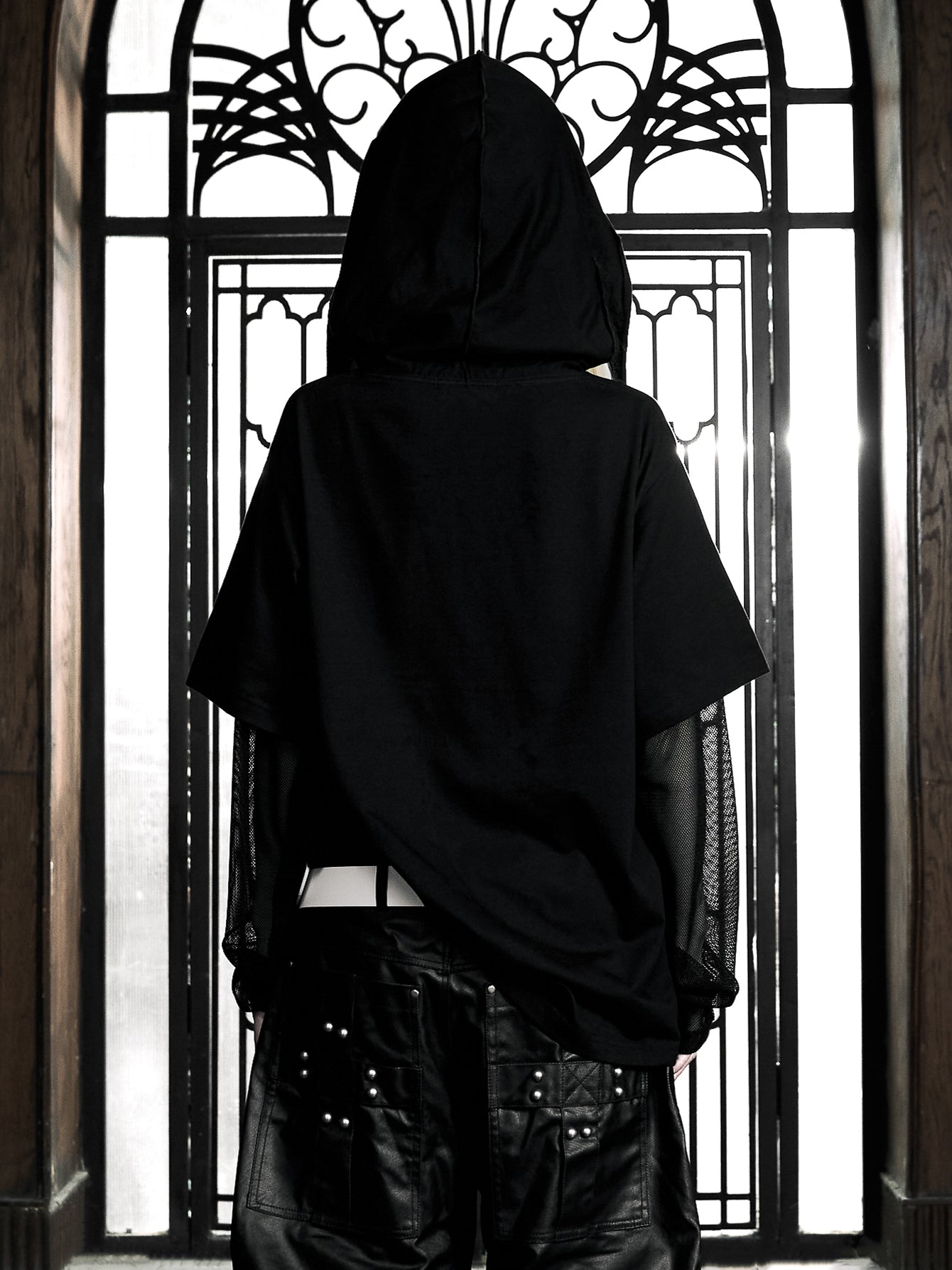 6/5 19:00先行発売【Rosen Kreuz】RUIN LAYERED MESH LONG SLEEVE