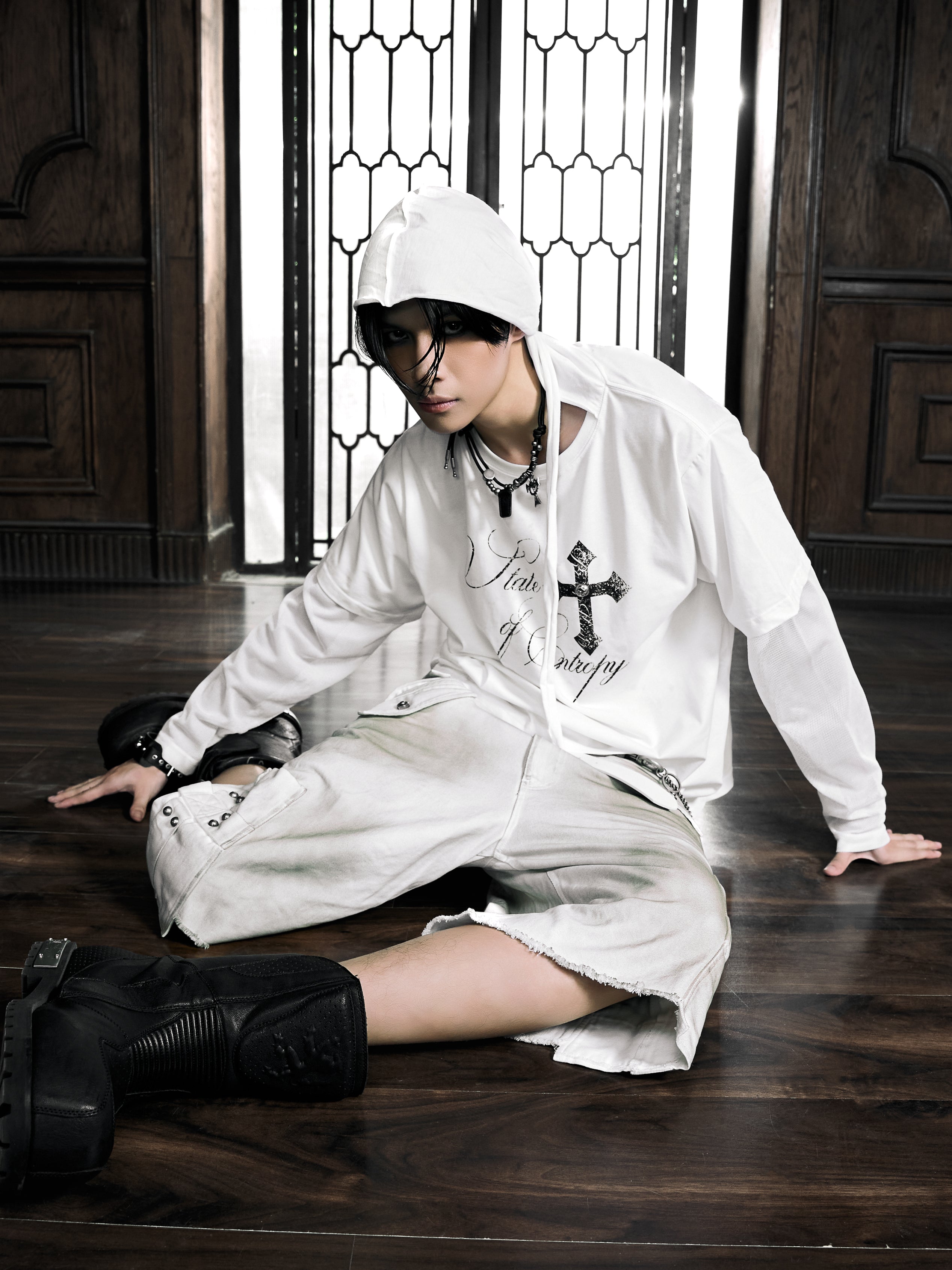 6/5 19:00先行発売【Rosen Kreuz】RUIN UTILITY CARGO SHORTS
