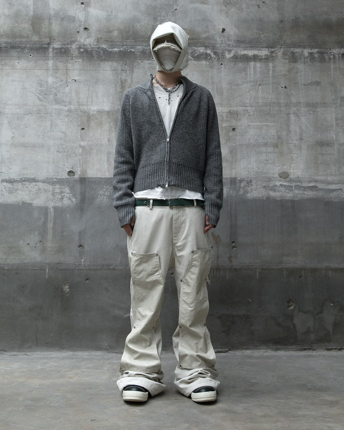 【roaringrad】Double Knee Carpenter Flared Pants