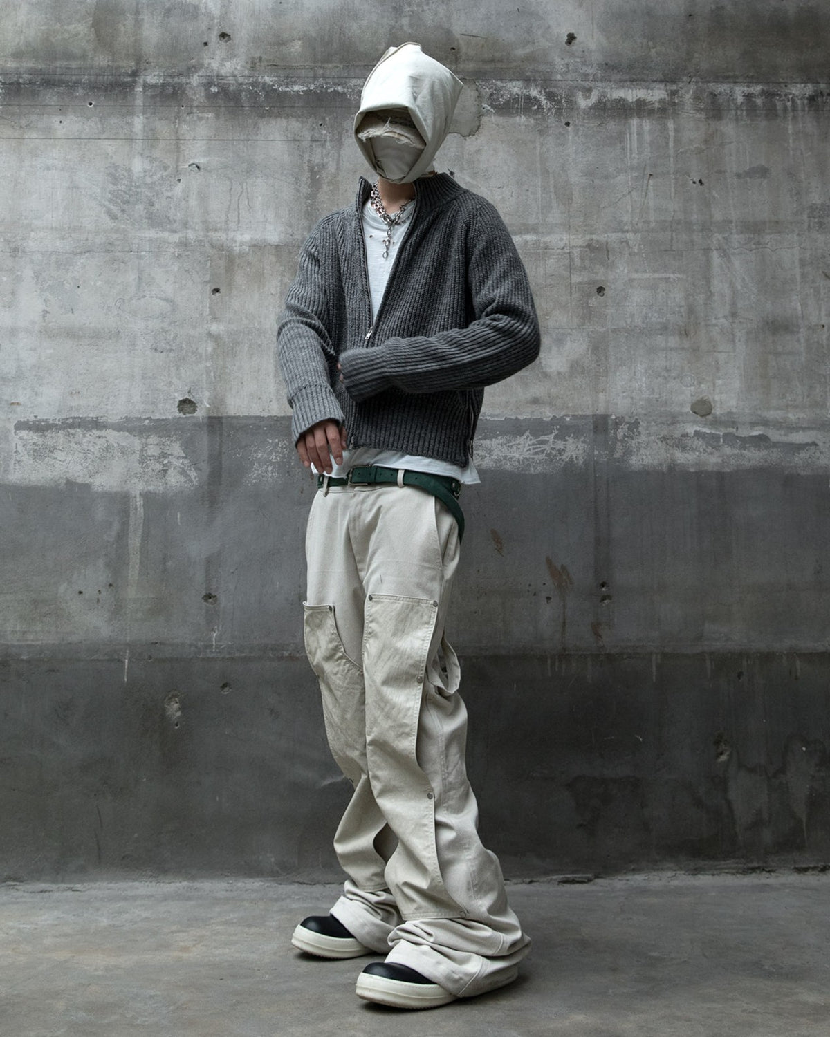 【roaringrad】Double Knee Carpenter Flared Pants
