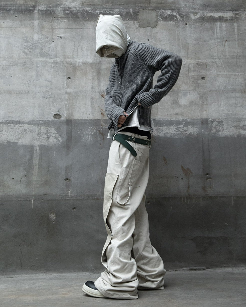 【roaringrad】Double Knee Carpenter Flared Pants