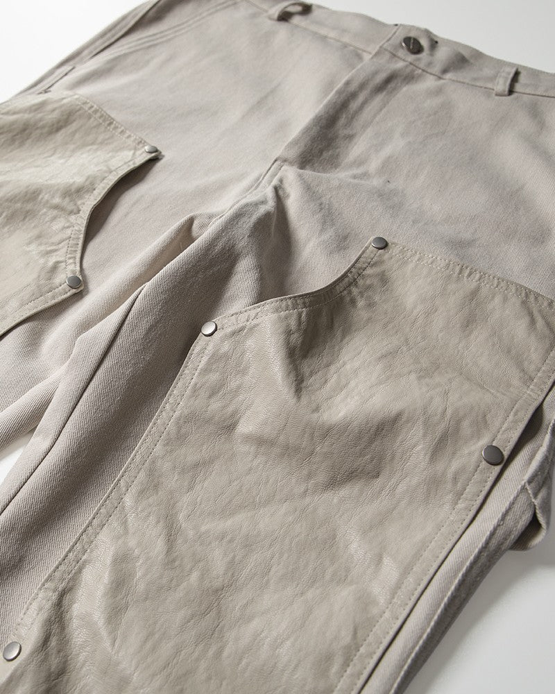 【roaringrad】Double Knee Carpenter Flared Pants