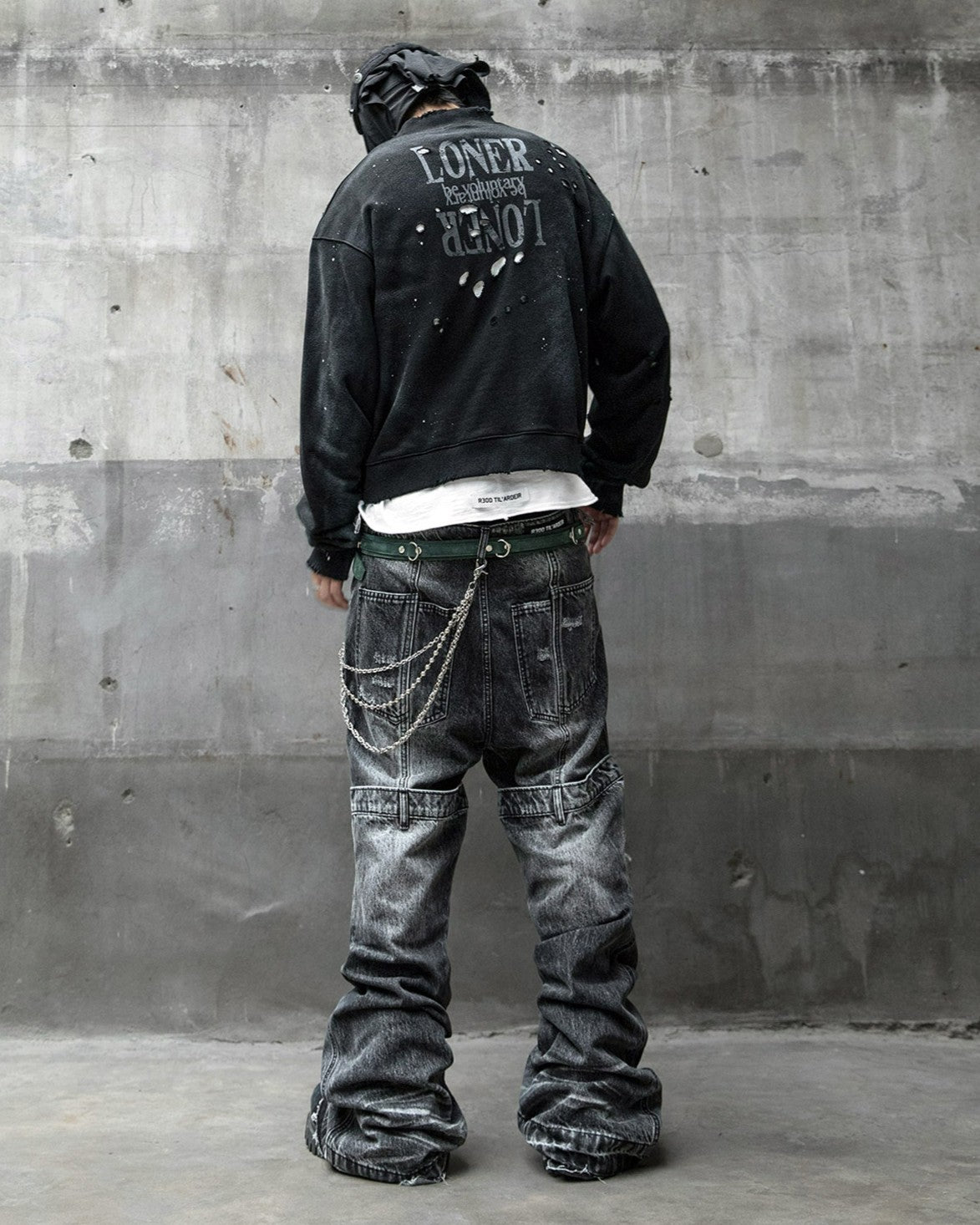【roaringrad】Triple Ob Flare Denim Pants