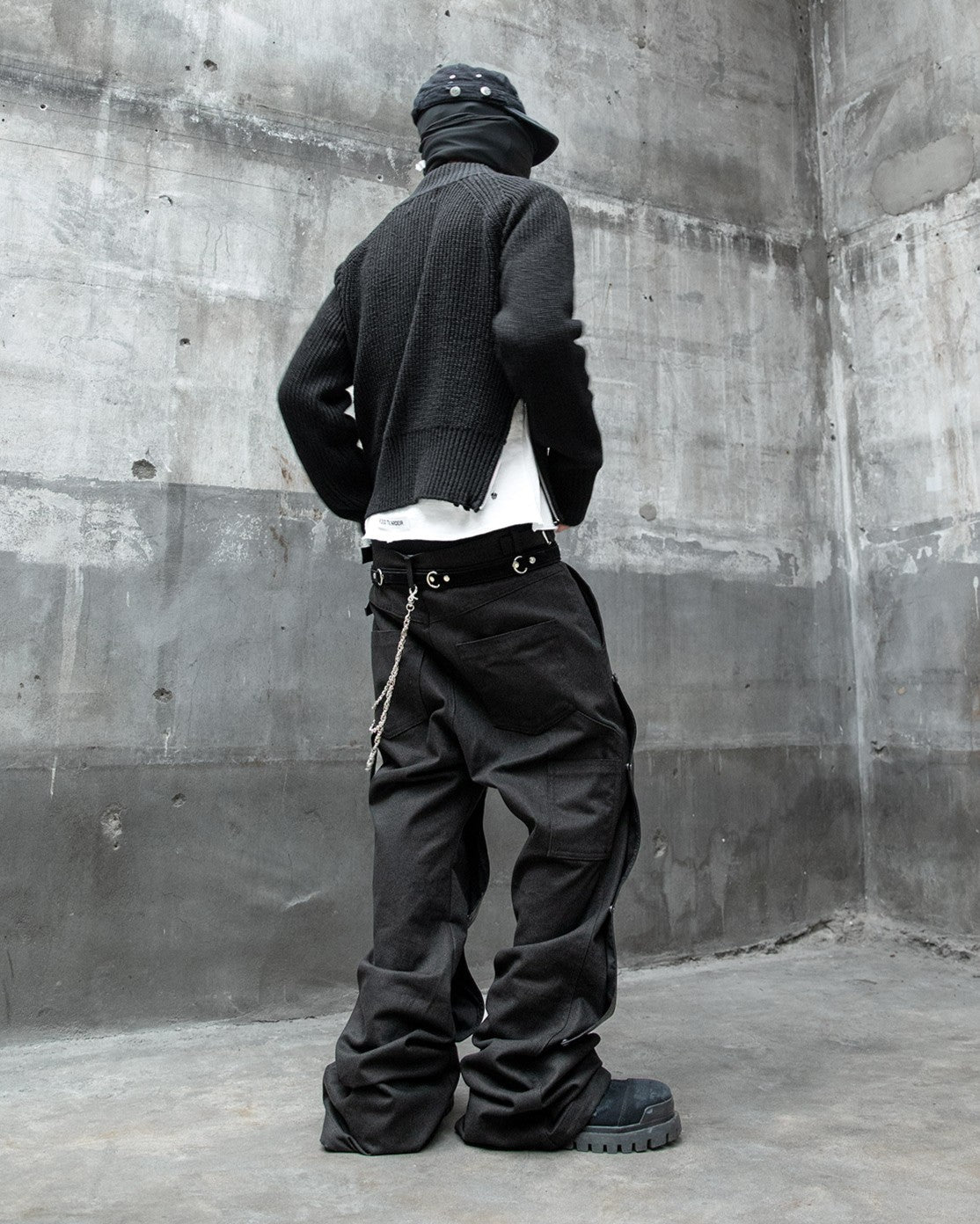 【roaringrad】Double Knee Carpenter Flared Pants
