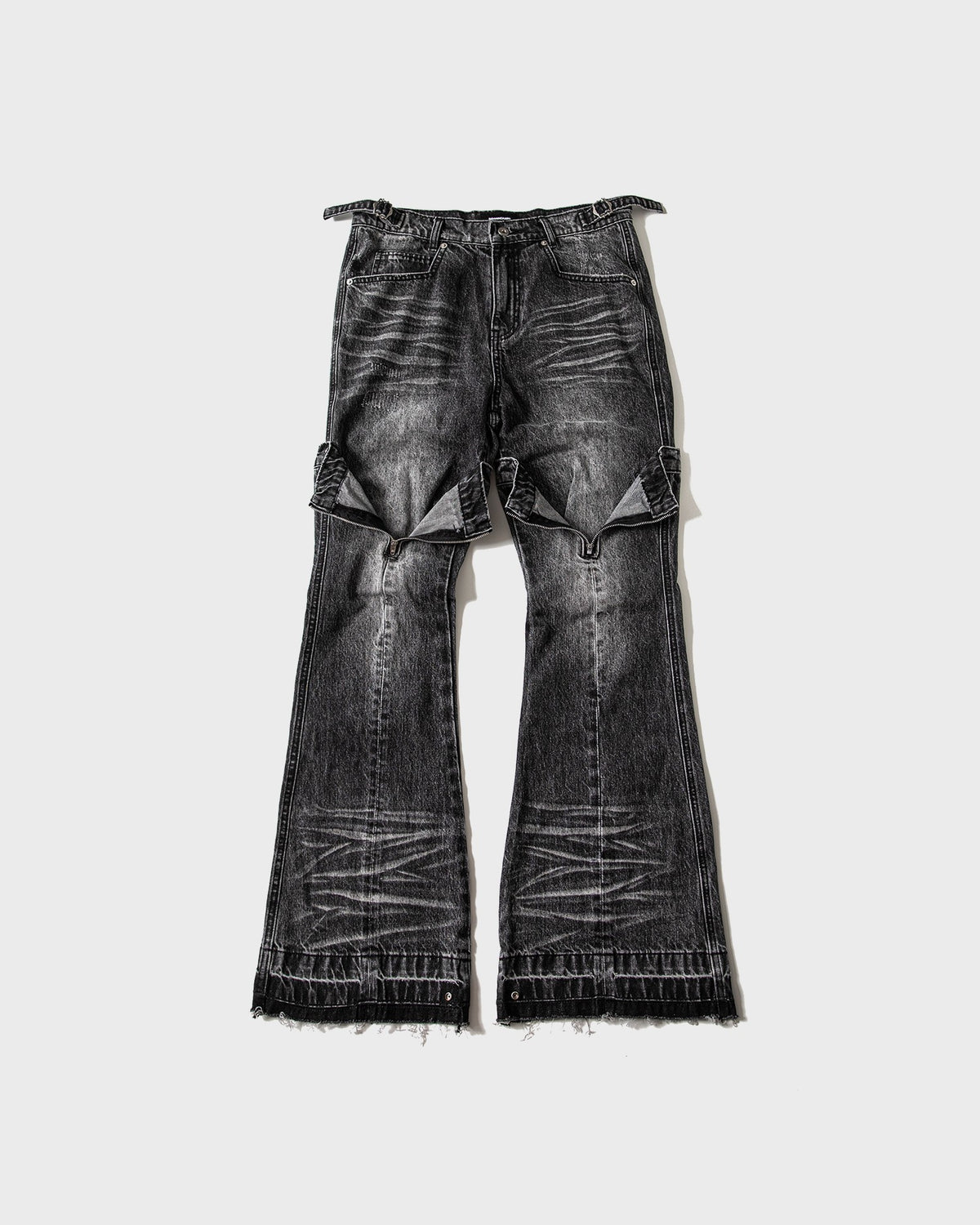 【roaringrad】Triple Ob Flare Denim Pants