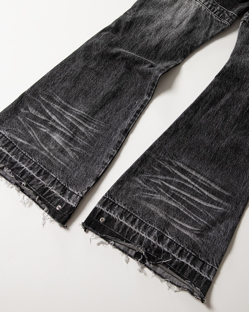 【roaringrad】Triple Ob Flare Denim Pants