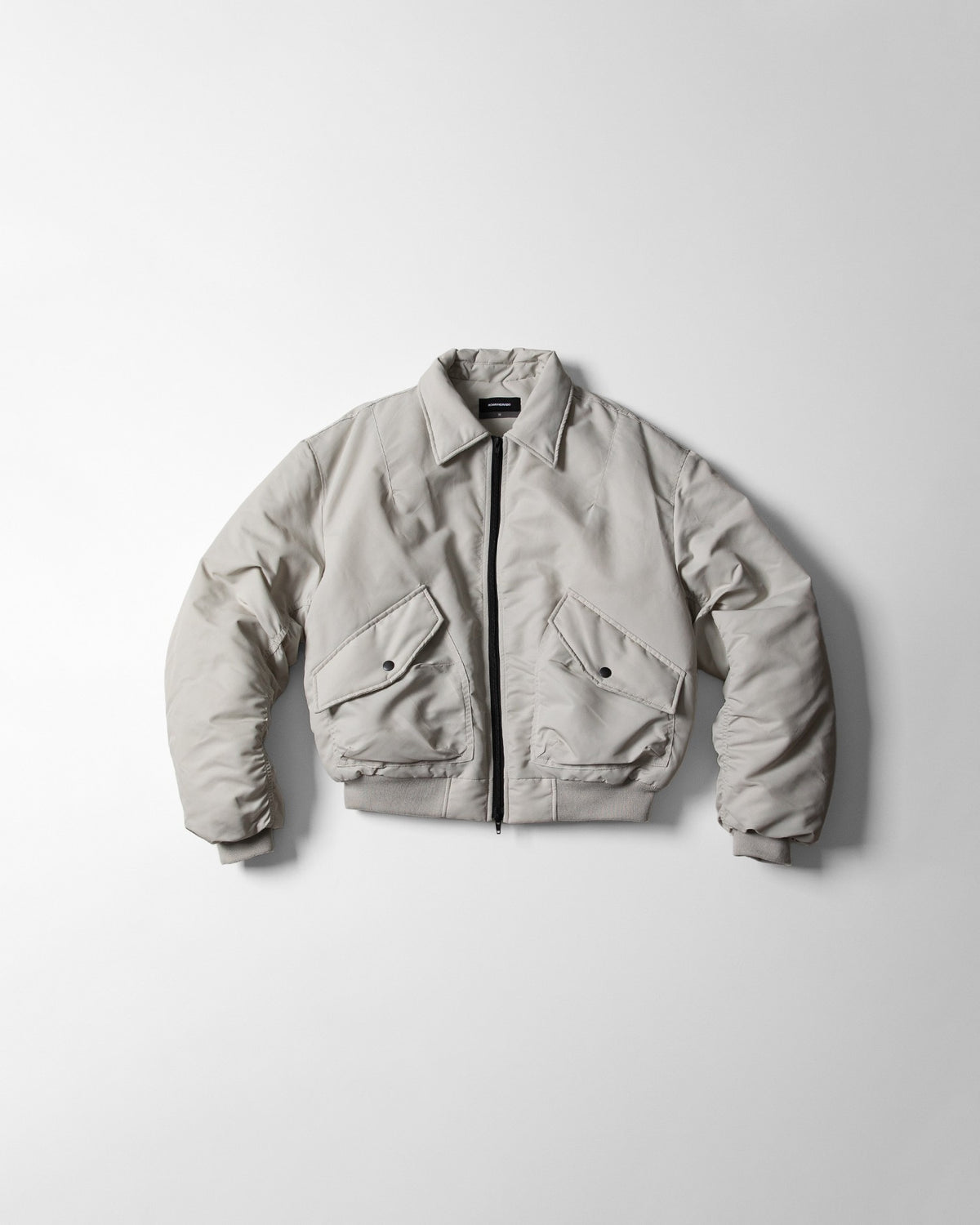 【roaringrad】26 Shirring Crop Bomber
