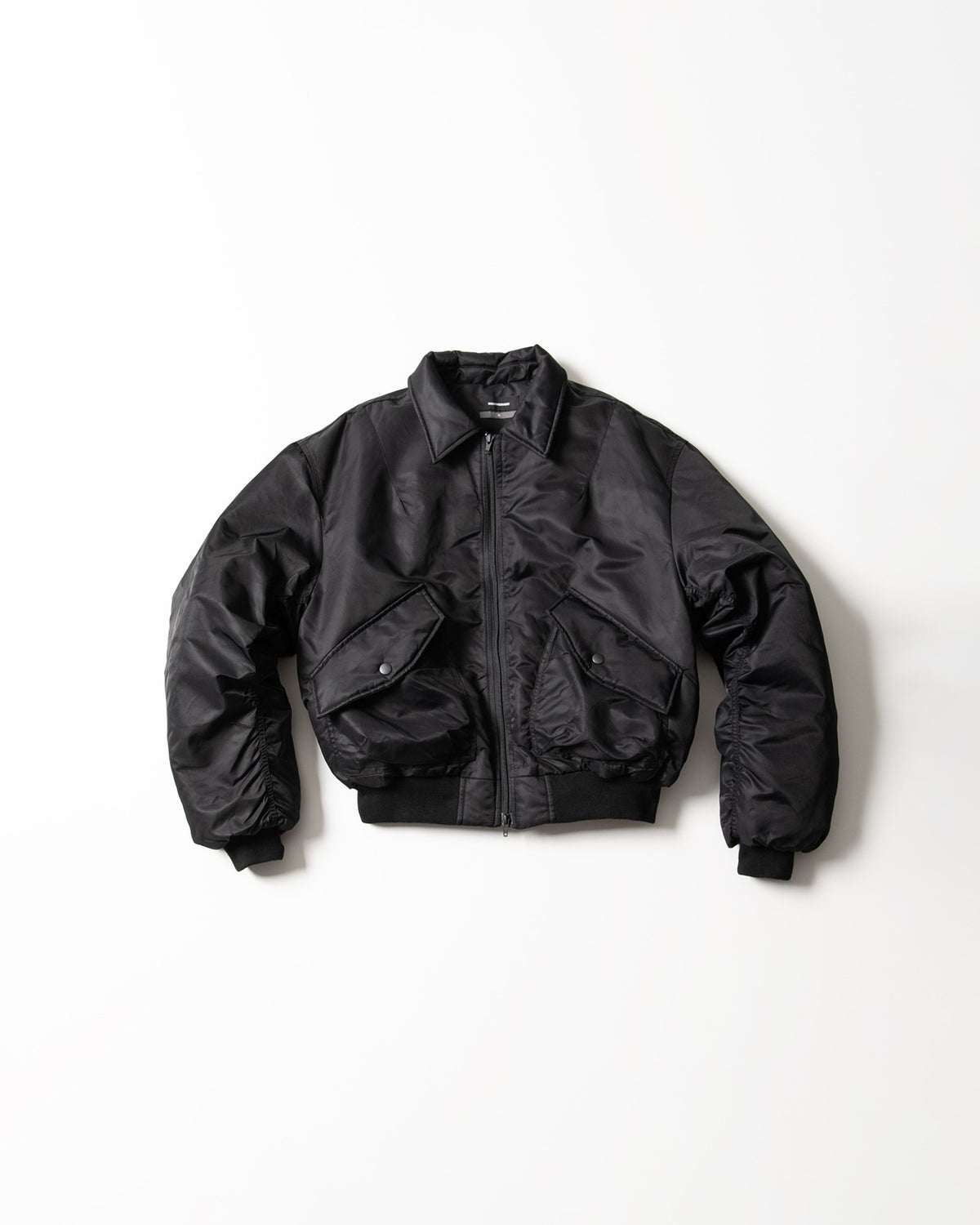 【roaringrad】26 Shirring Crop Bomber