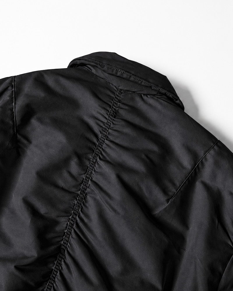 【roaringrad】26 Shirring Crop Bomber
