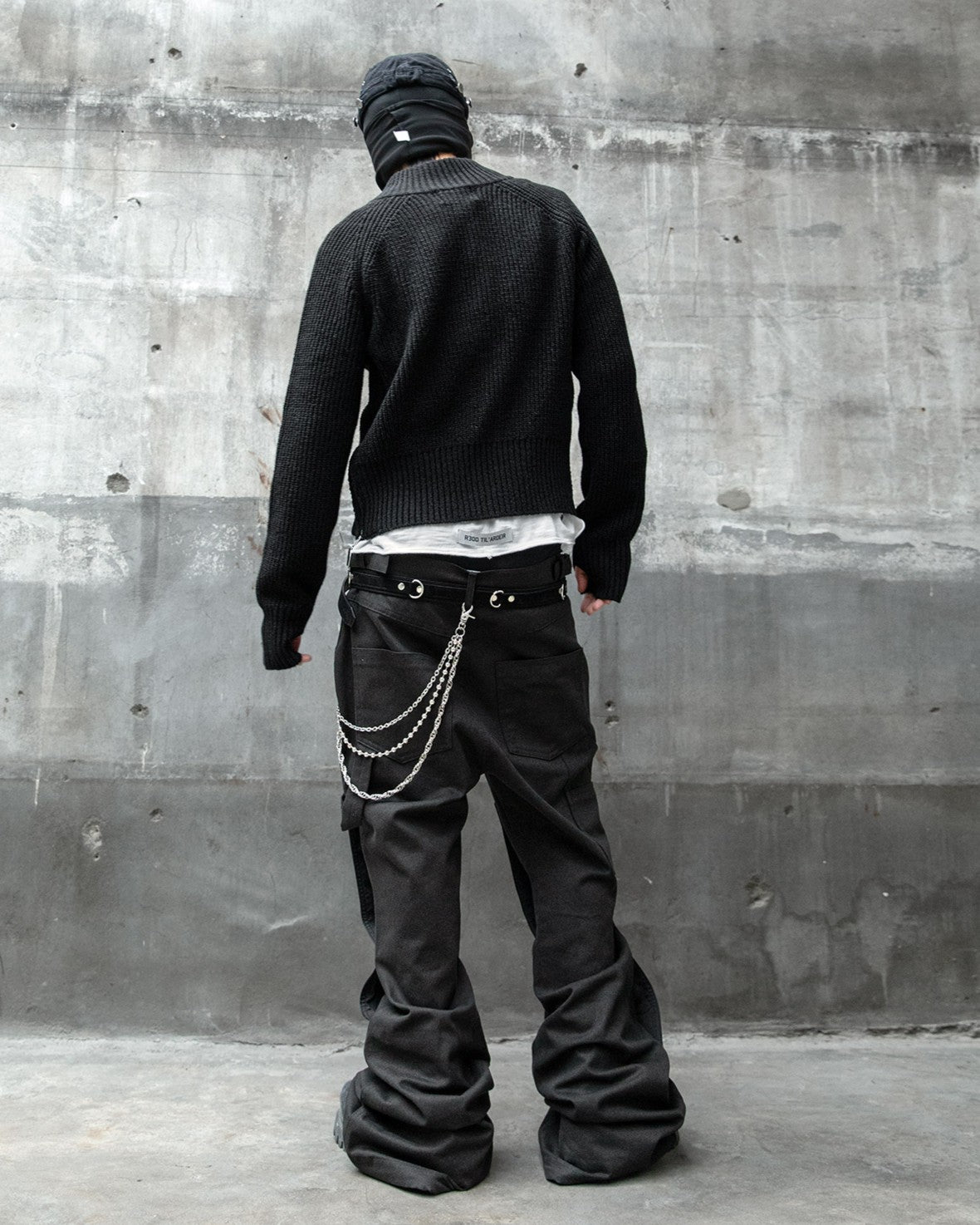 【roaringrad】Double Knee Carpenter Flared Pants