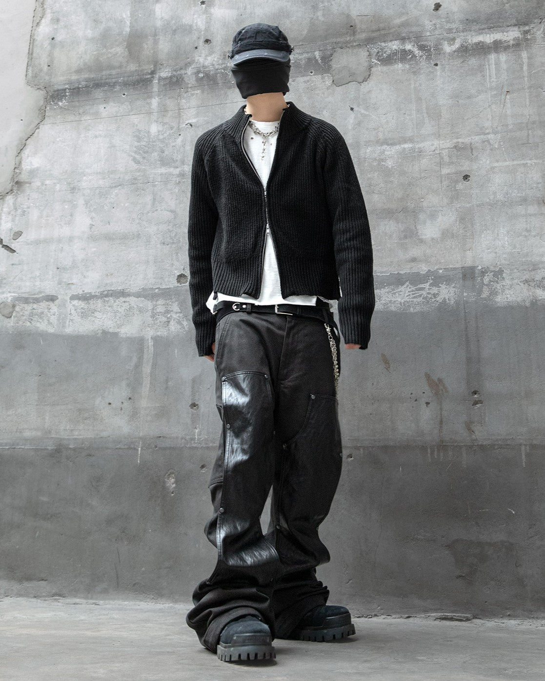 【roaringrad】Double Knee Carpenter Flared Pants