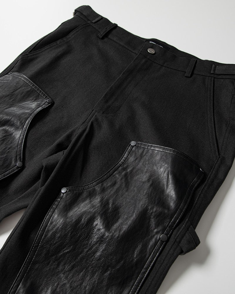 【roaringrad】Double Knee Carpenter Flared Pants