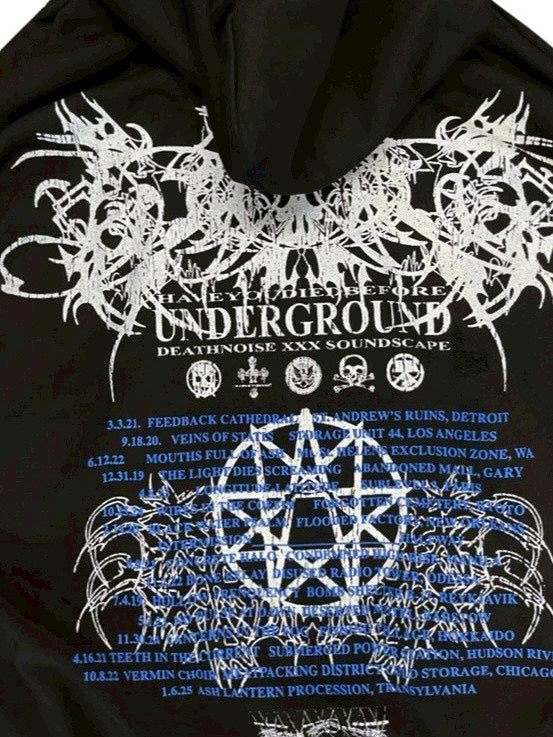 【haveyoudiedbefore?】Deathnoise XXX Tour Hoodie