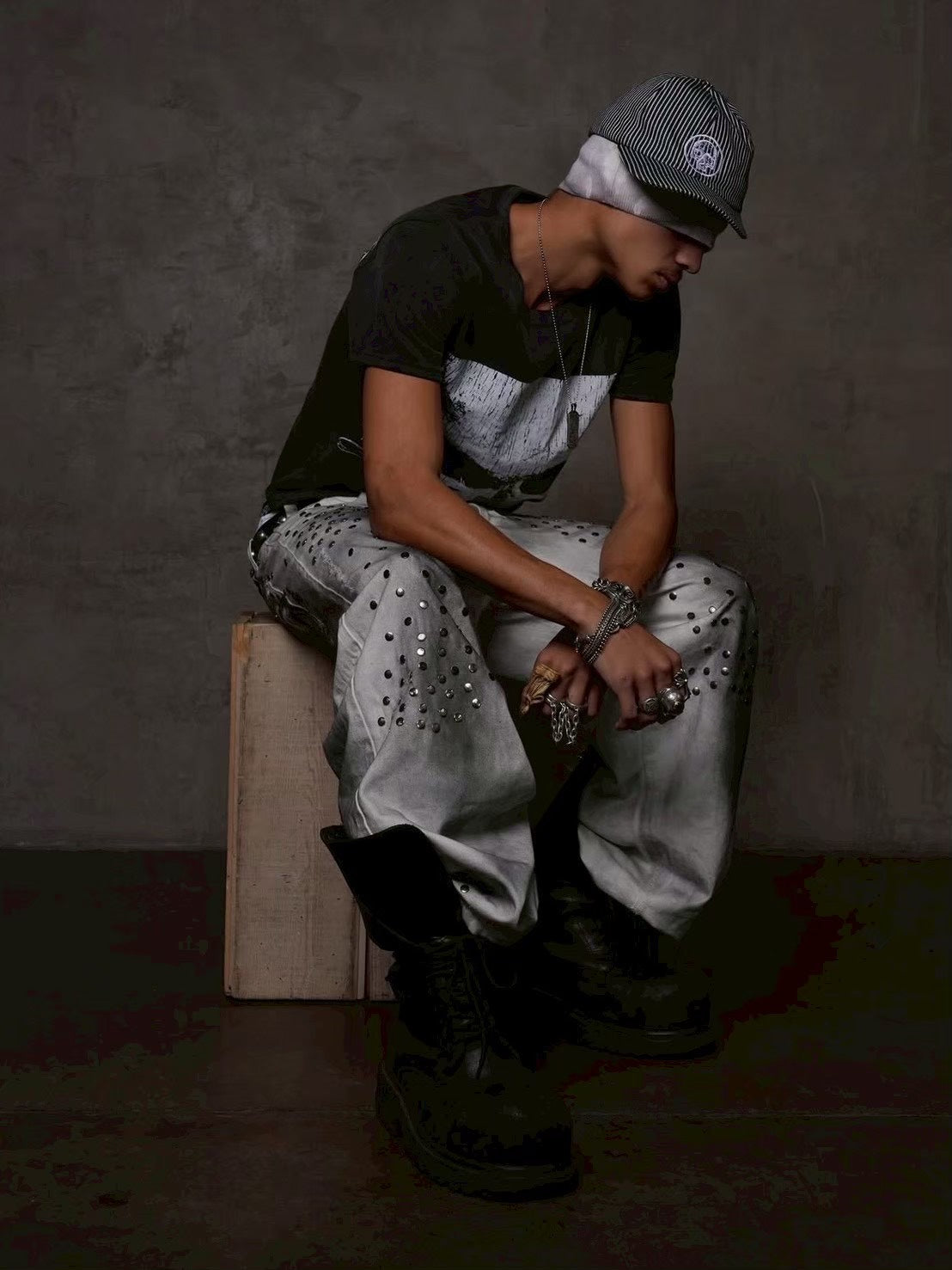 【haveyoudiedbefore?】Outlaw Riveted Denim