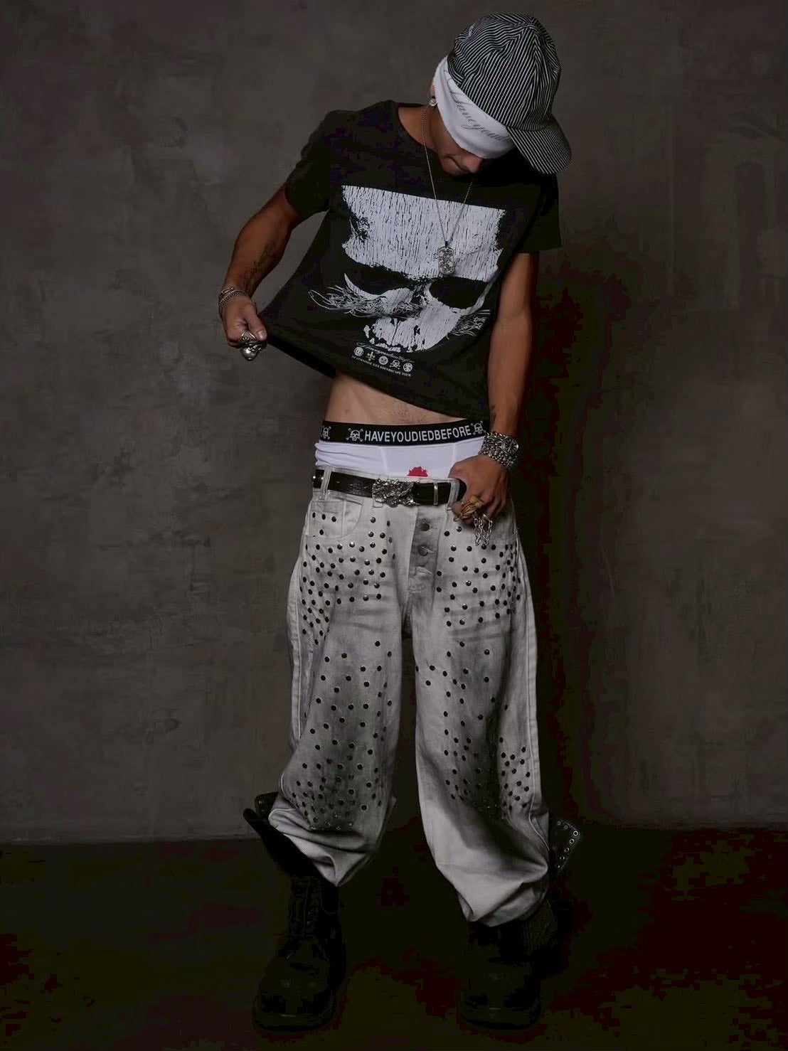 【haveyoudiedbefore?】Outlaw Riveted Denim