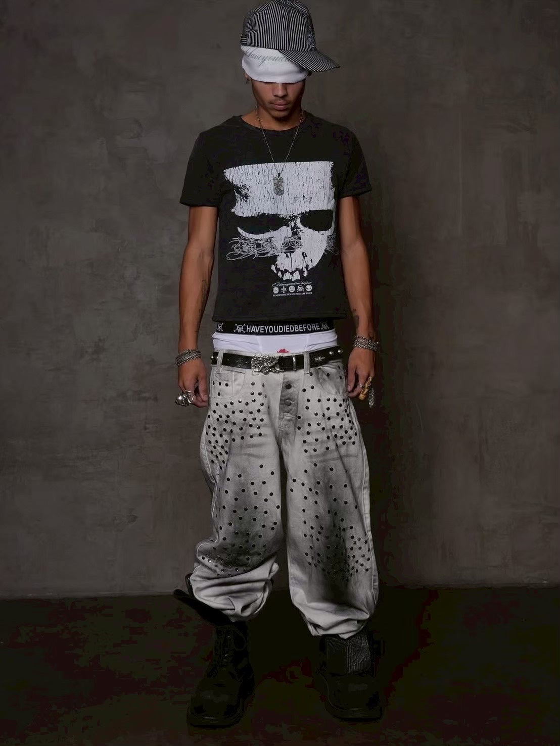 【haveyoudiedbefore?】Outlaw Riveted Denim