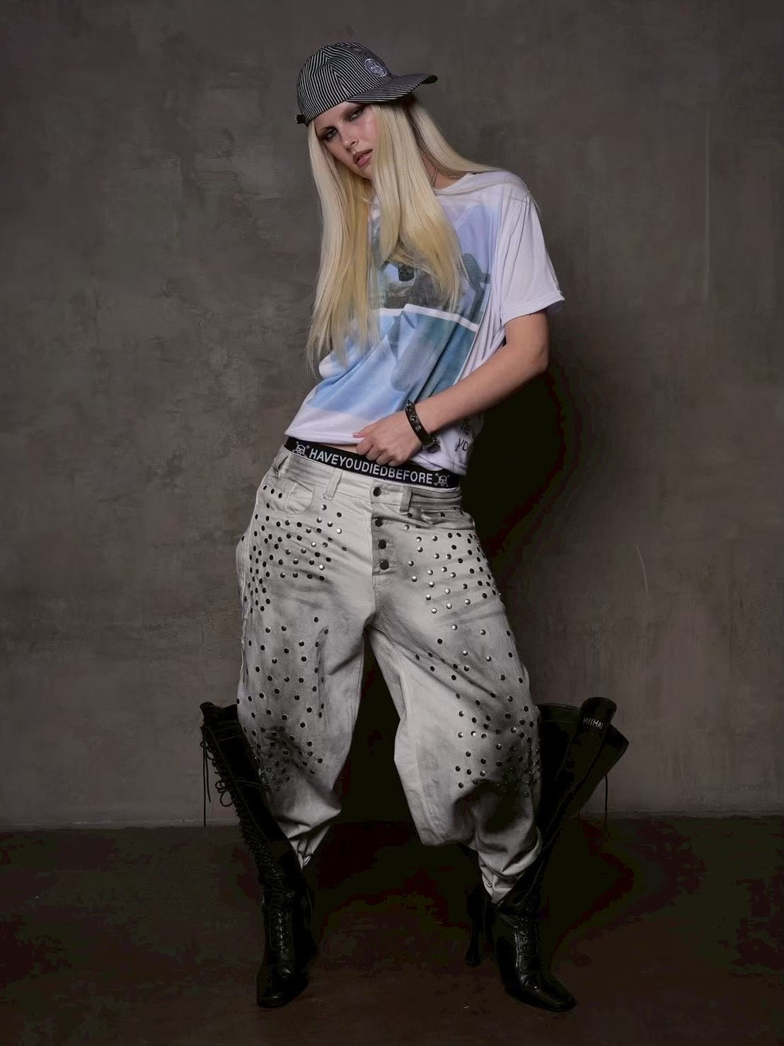 【haveyoudiedbefore?】Outlaw Riveted Denim