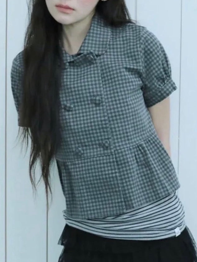 3/22 20:00発売【Uglyshadow】DOUBLE BLOUSE JACKET