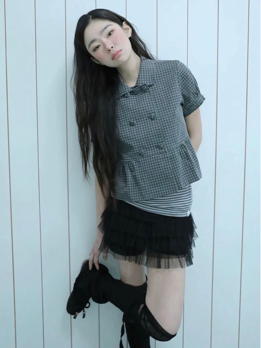 【Uglyshadow】DOUBLE BLOUSE JACKET