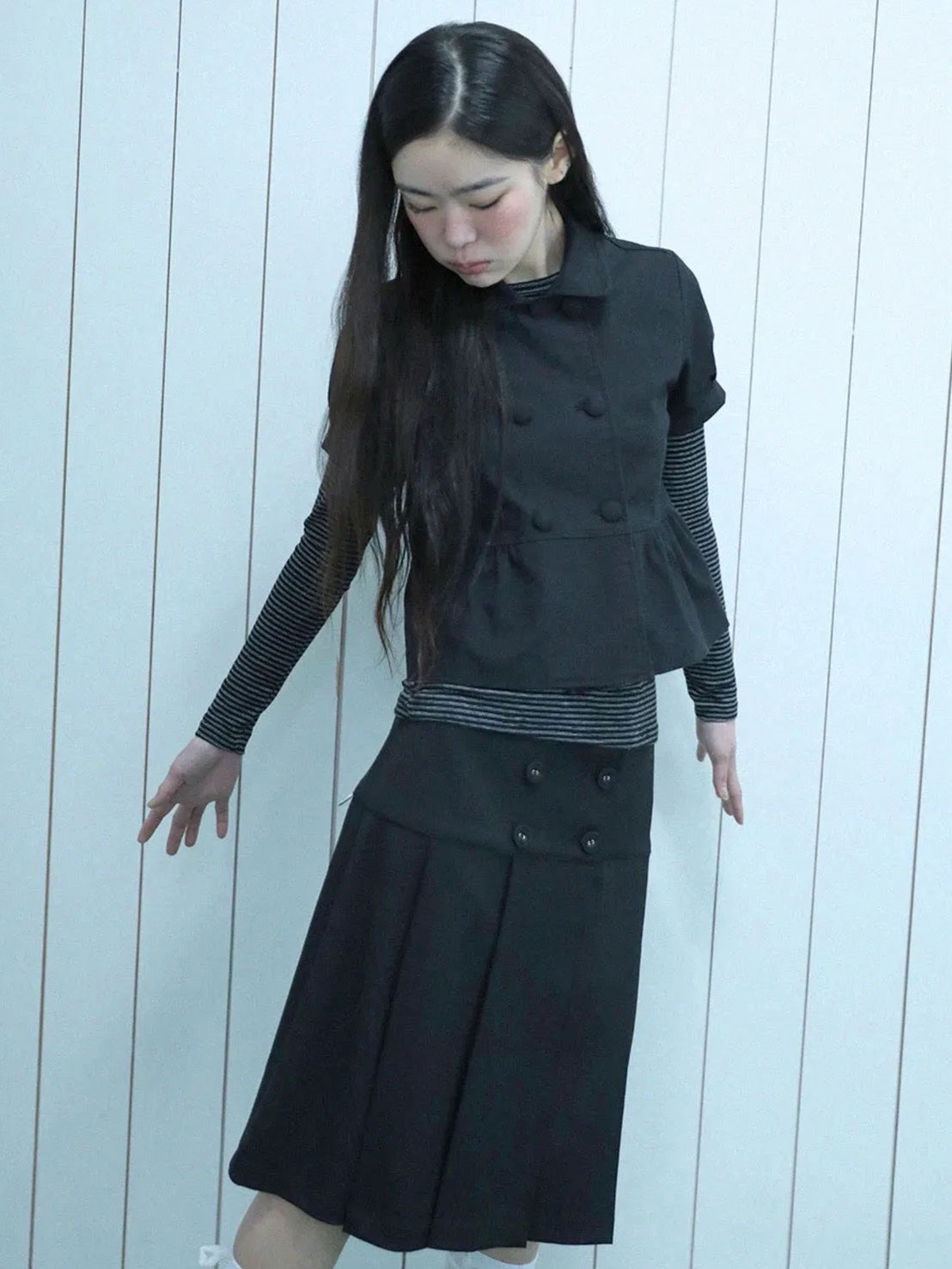 【Uglyshadow】DOUBLE BLOUSE JACKET