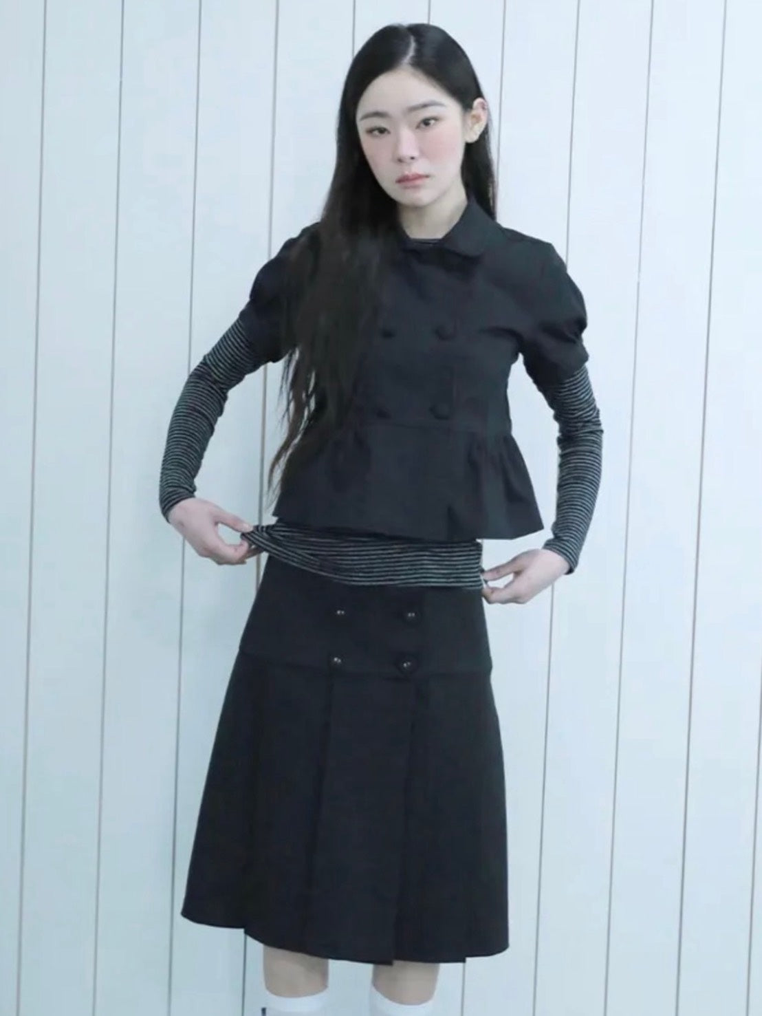 【Uglyshadow】DOUBLE BLOUSE JACKET