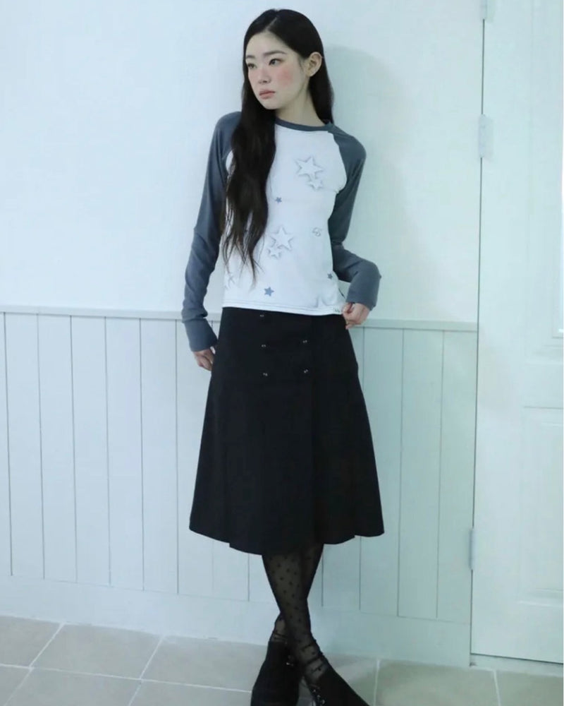 【Uglyshadow】STAR RAGLAN T-SHIRT