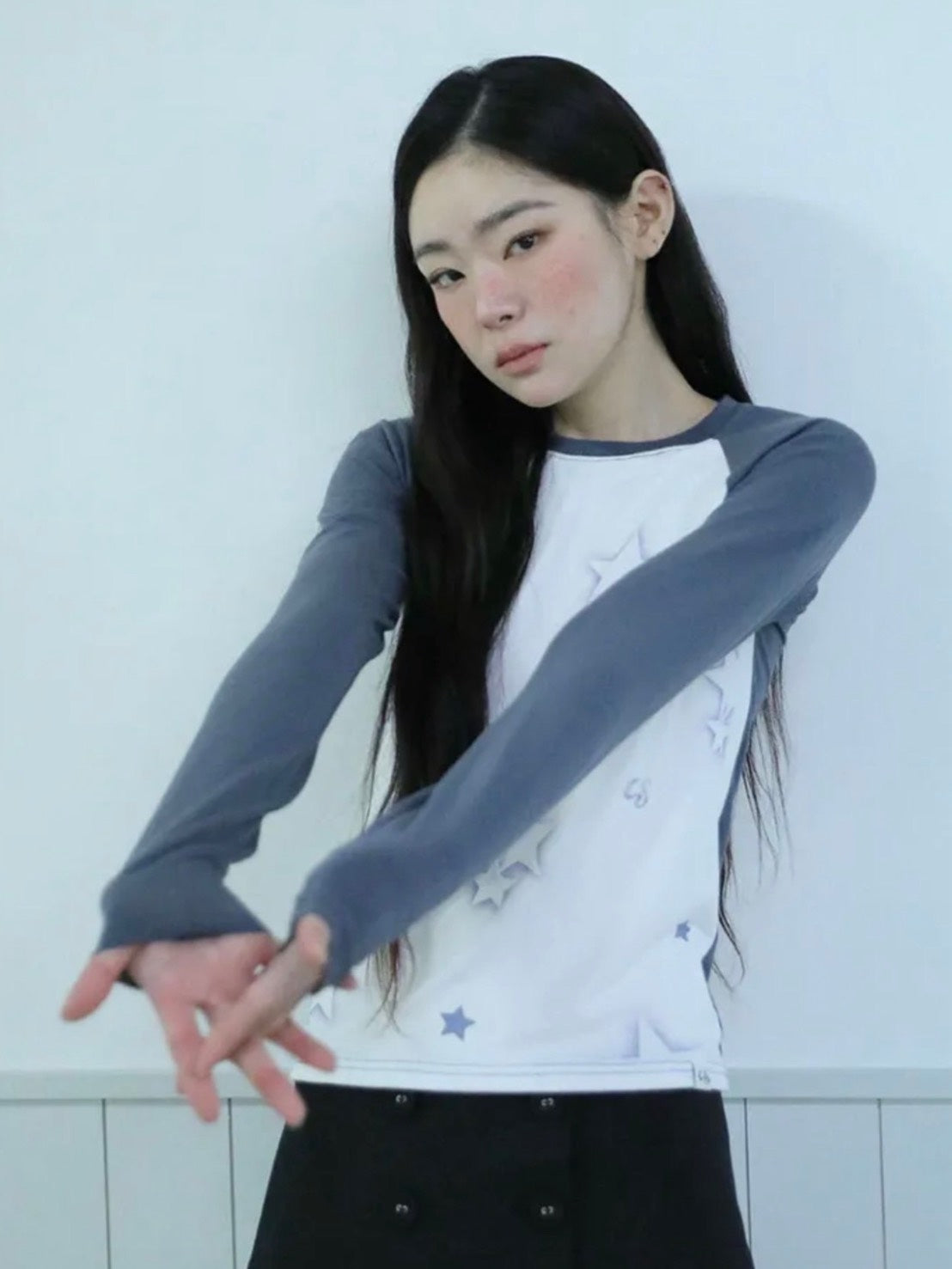 【Uglyshadow】STAR RAGLAN T-SHIRT