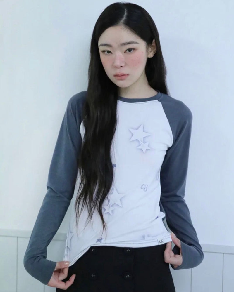 【Uglyshadow】STAR RAGLAN T-SHIRT