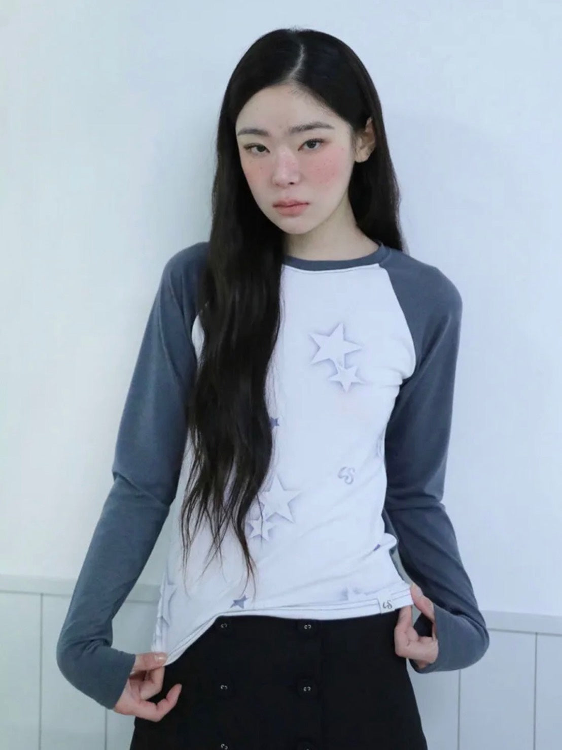 3/22 20:00発売【Uglyshadow】STAR RAGLAN T-SHIRT