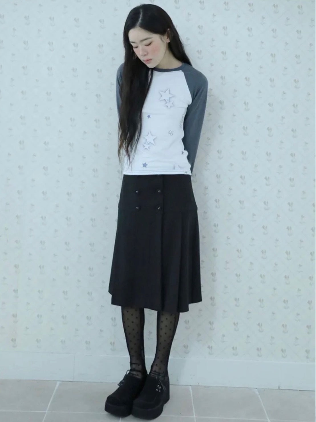 【Uglyshadow】STAR RAGLAN T-SHIRT