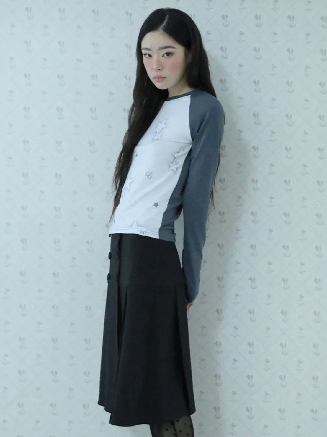 【Uglyshadow】STAR RAGLAN T-SHIRT