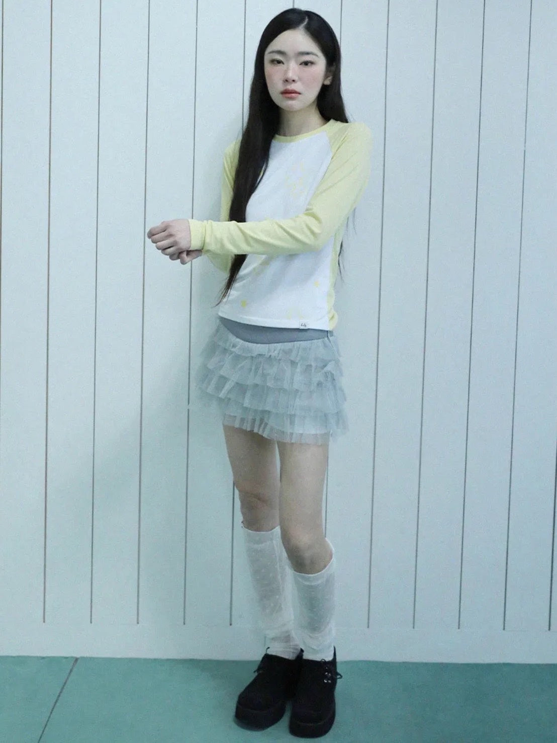 【Uglyshadow】STAR RAGLAN T-SHIRT