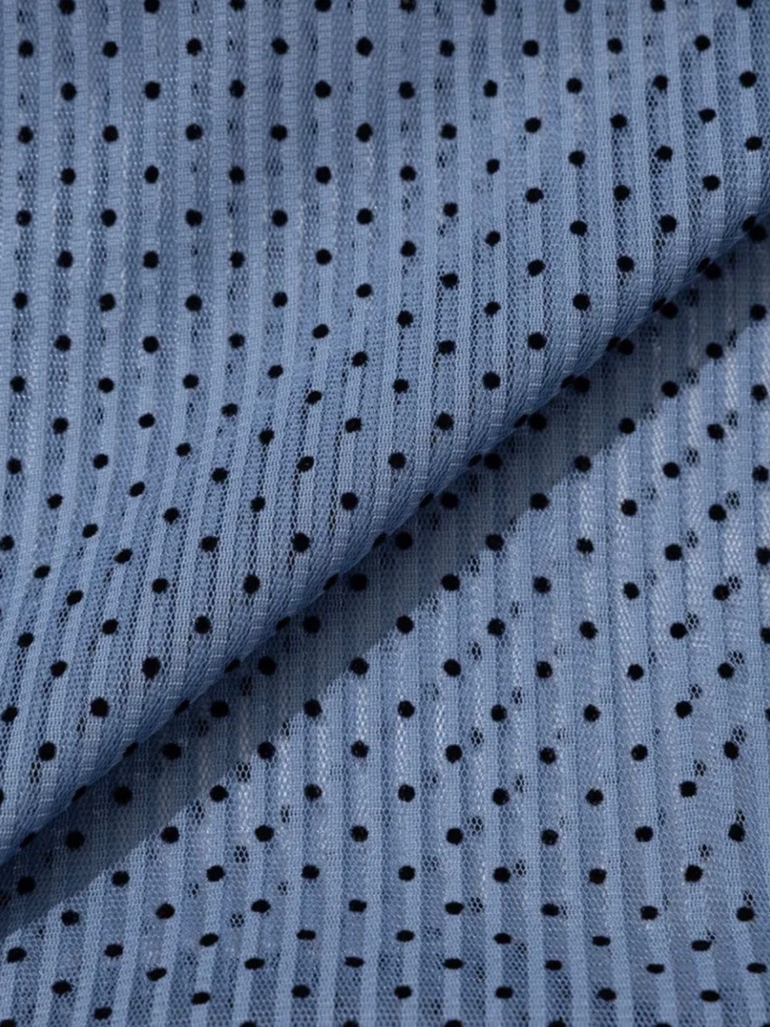 【Uglyshadow】DOT SHIRRING BLOUSE