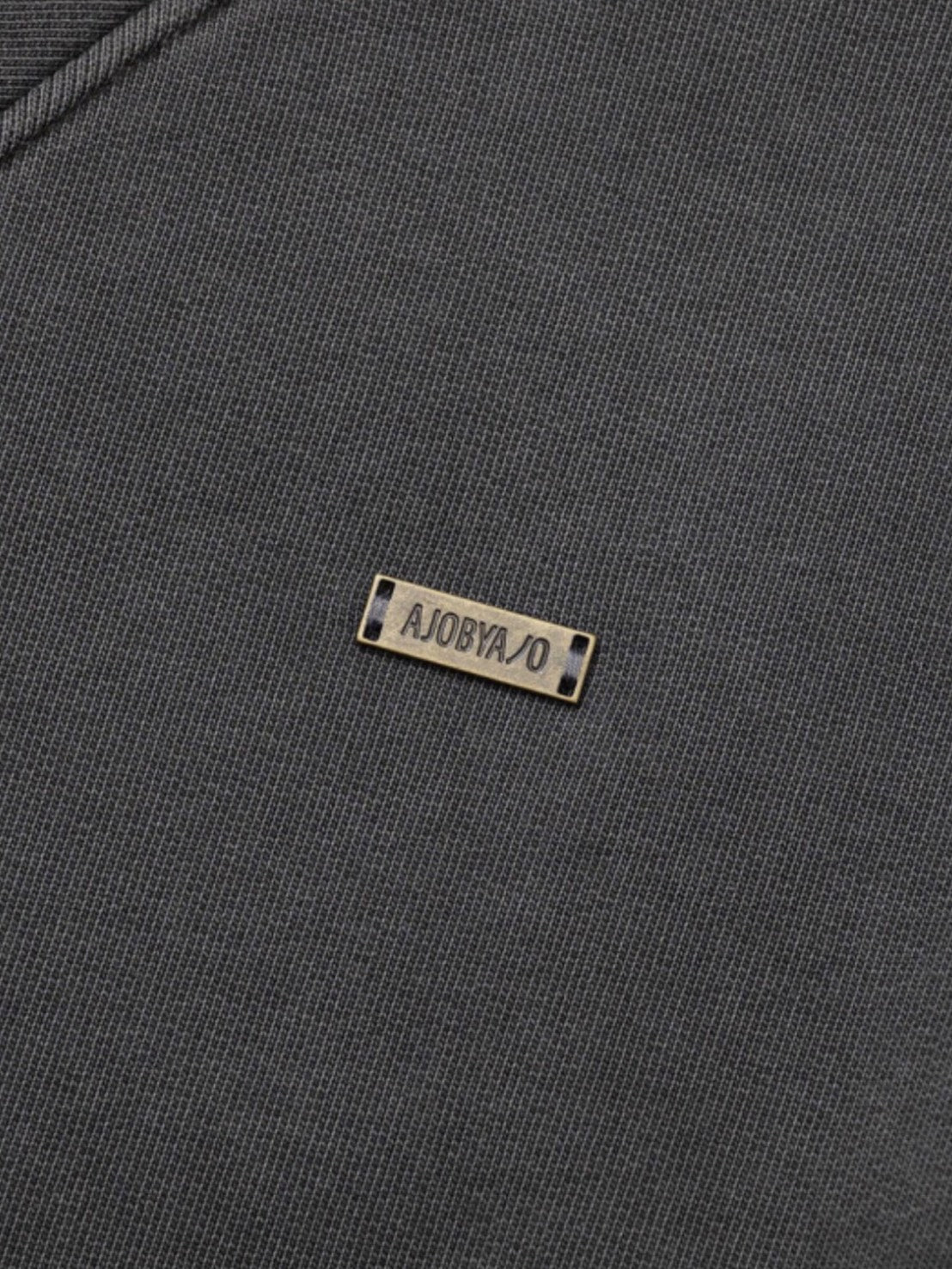 【AJOBYAJO】Vintage Panel Cropped Sweatshirt