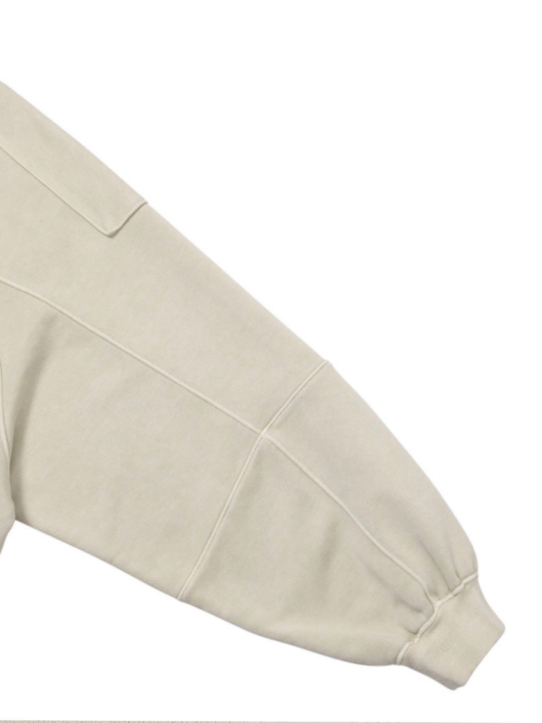 【AJOBYAJO】Vintage Panel Cropped Sweatshirt