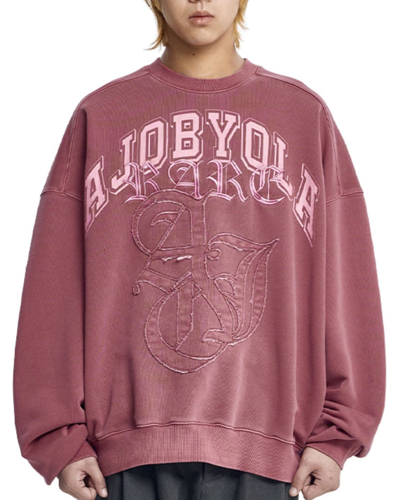 【AJOBYAJO】Rare University Washed Sweatshirt