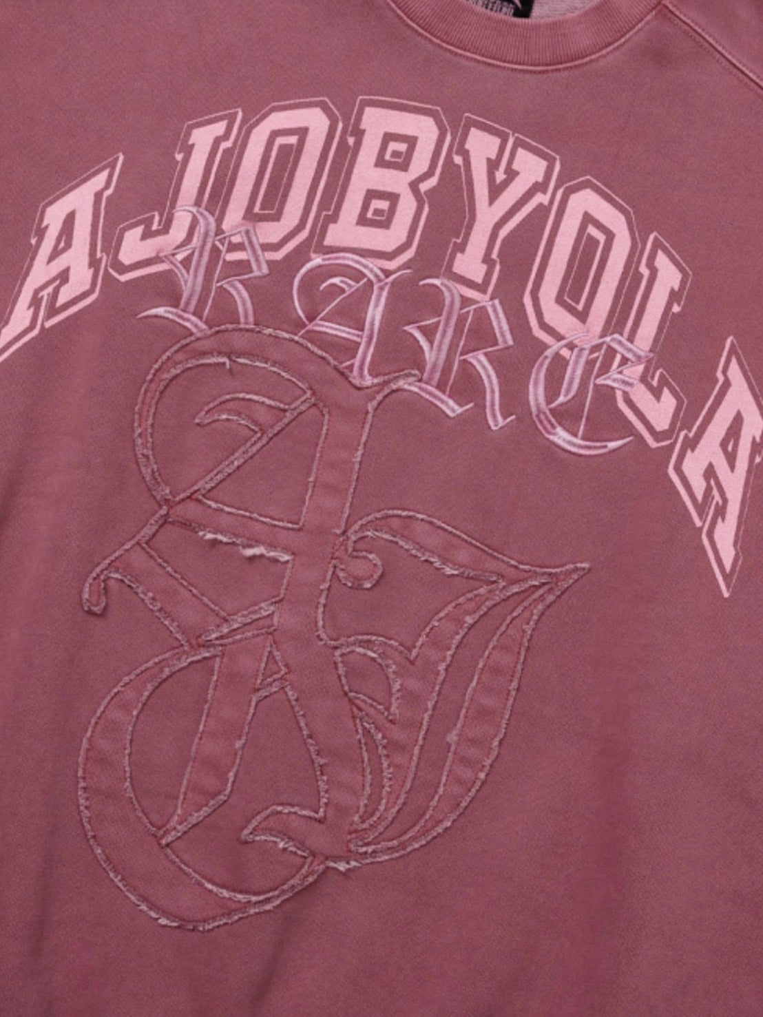 【AJOBYAJO】Rare University Washed Sweatshirt
