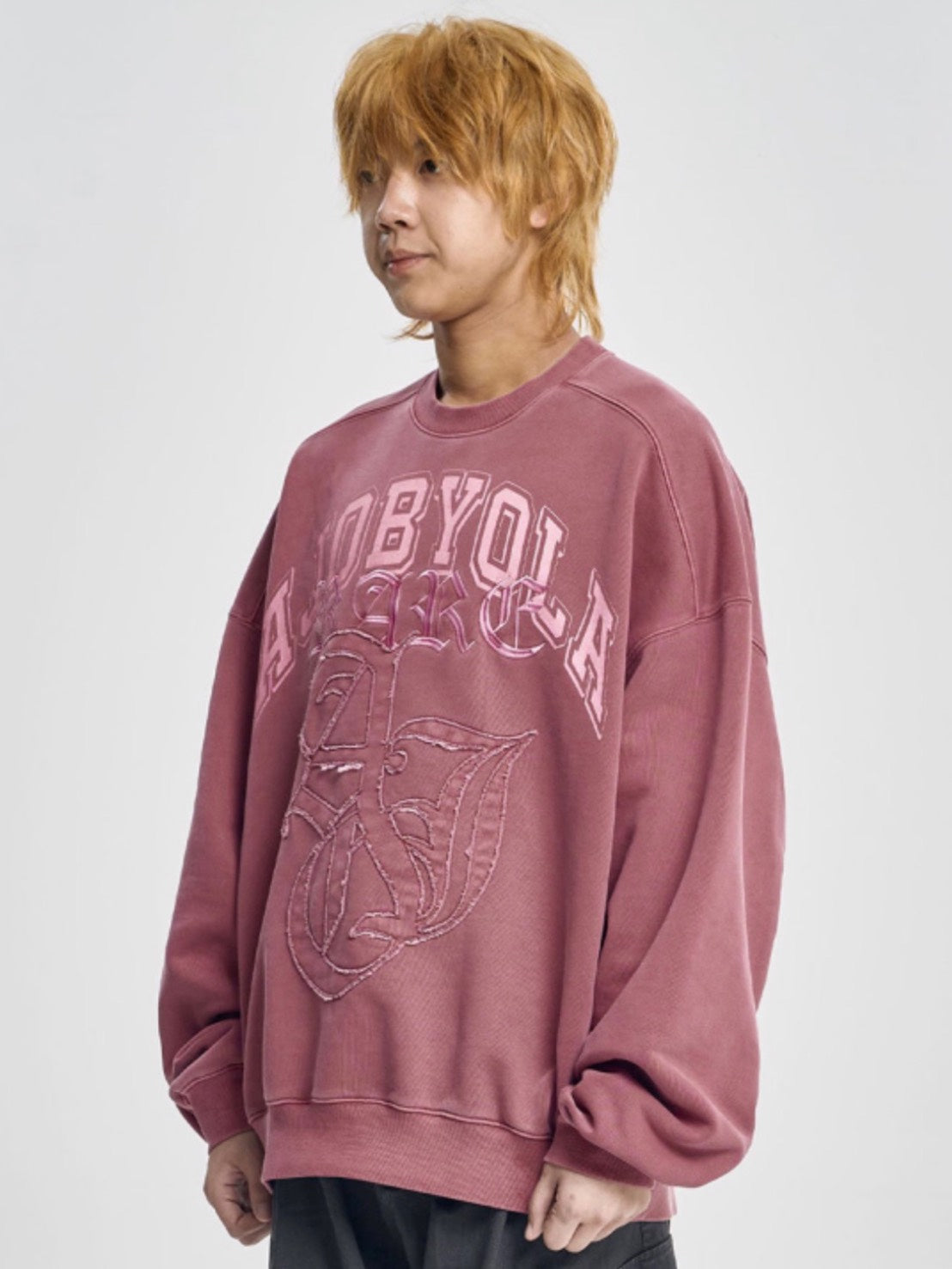 【AJOBYAJO】Rare University Washed Sweatshirt