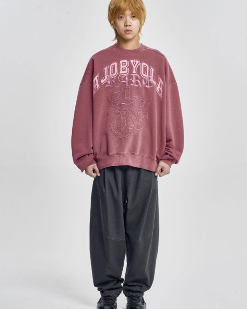 【AJOBYAJO】Rare University Washed Sweatshirt