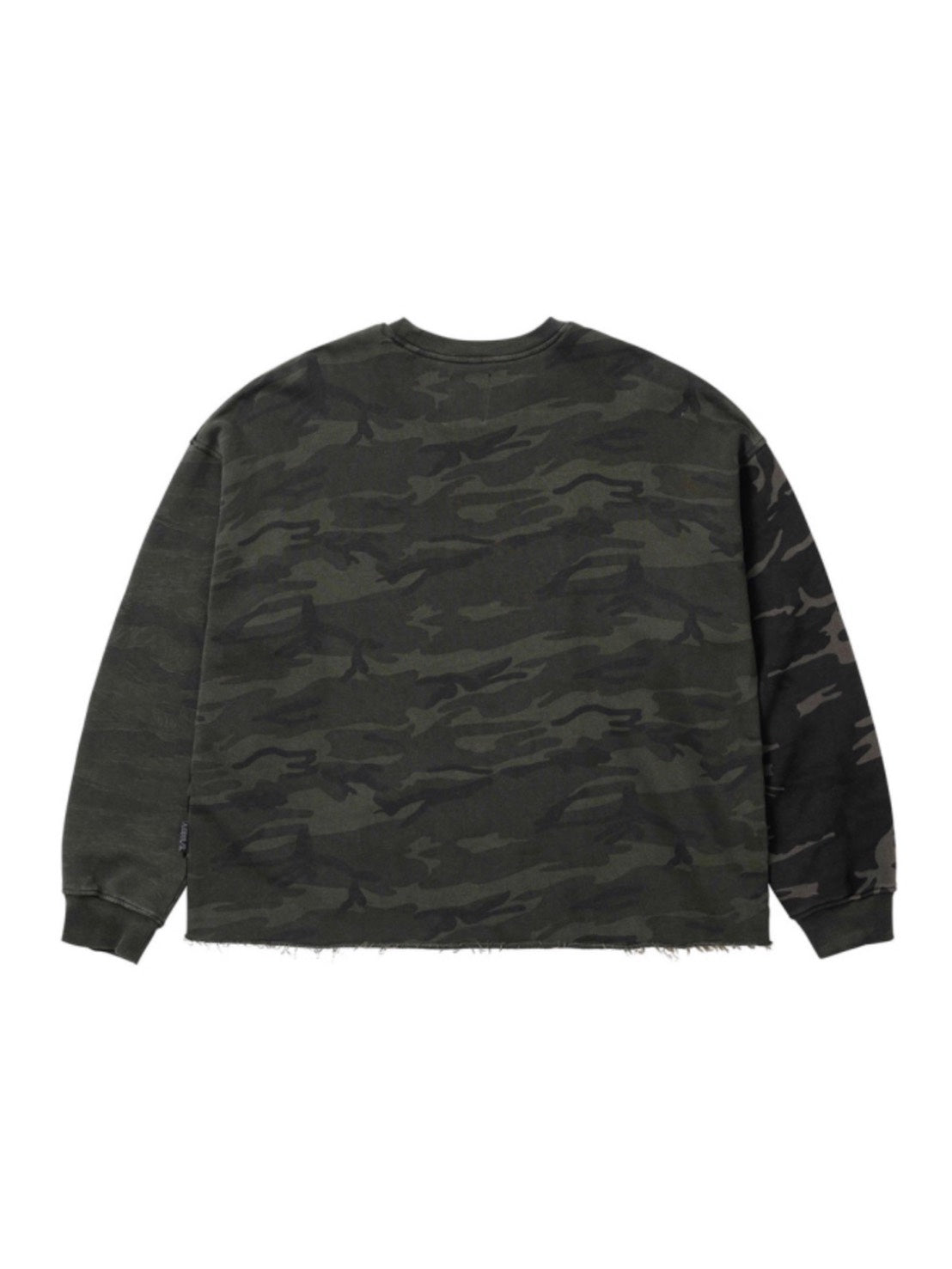 【AJOBYAJO】Camouflage Leopard Mixed Sweatshirt