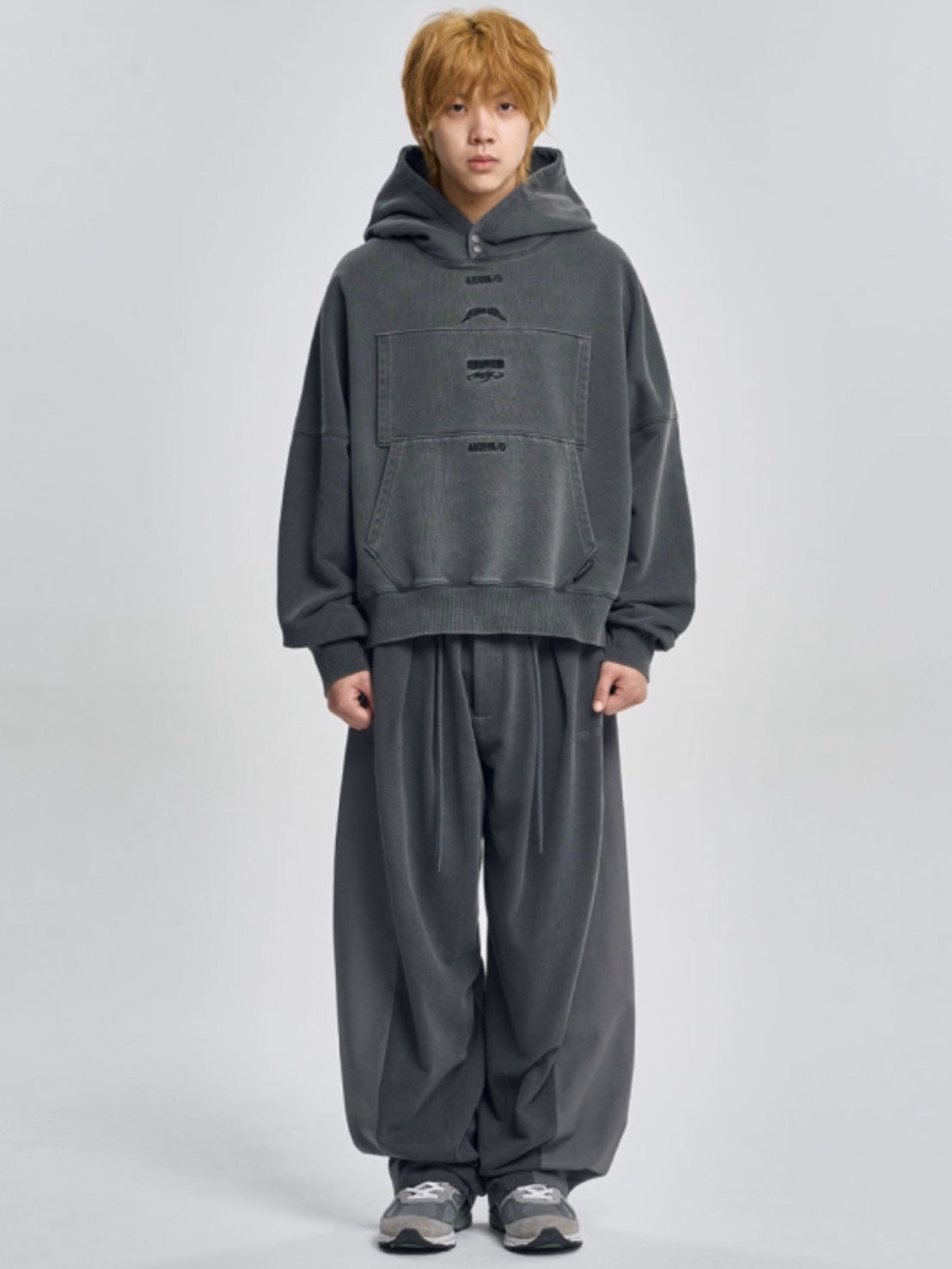 【AJOBYAJO】Dual Fabric Hybrid Pants