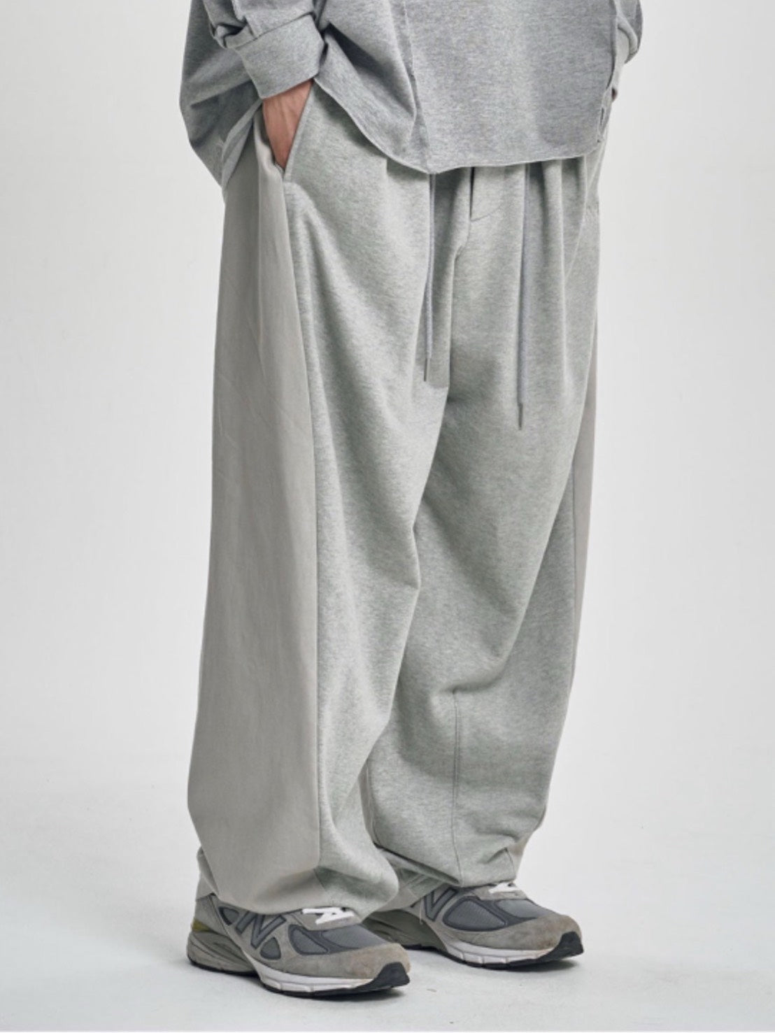 【AJOBYAJO】Dual Fabric Hybrid Pants