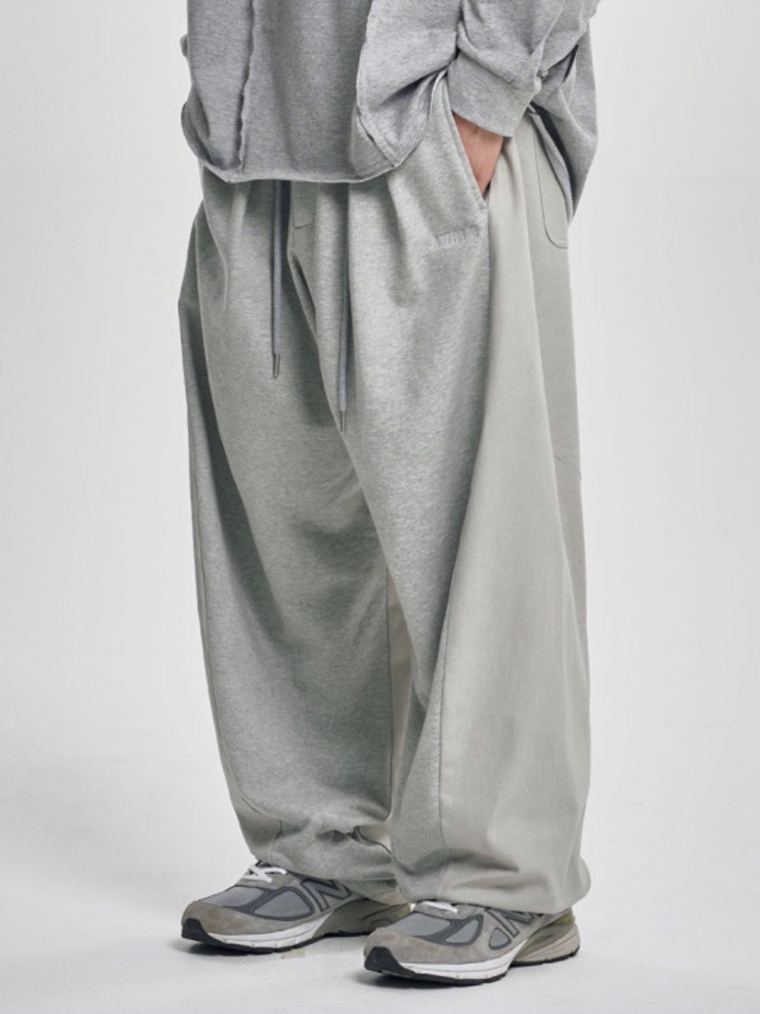 【AJOBYAJO】Dual Fabric Hybrid Pants