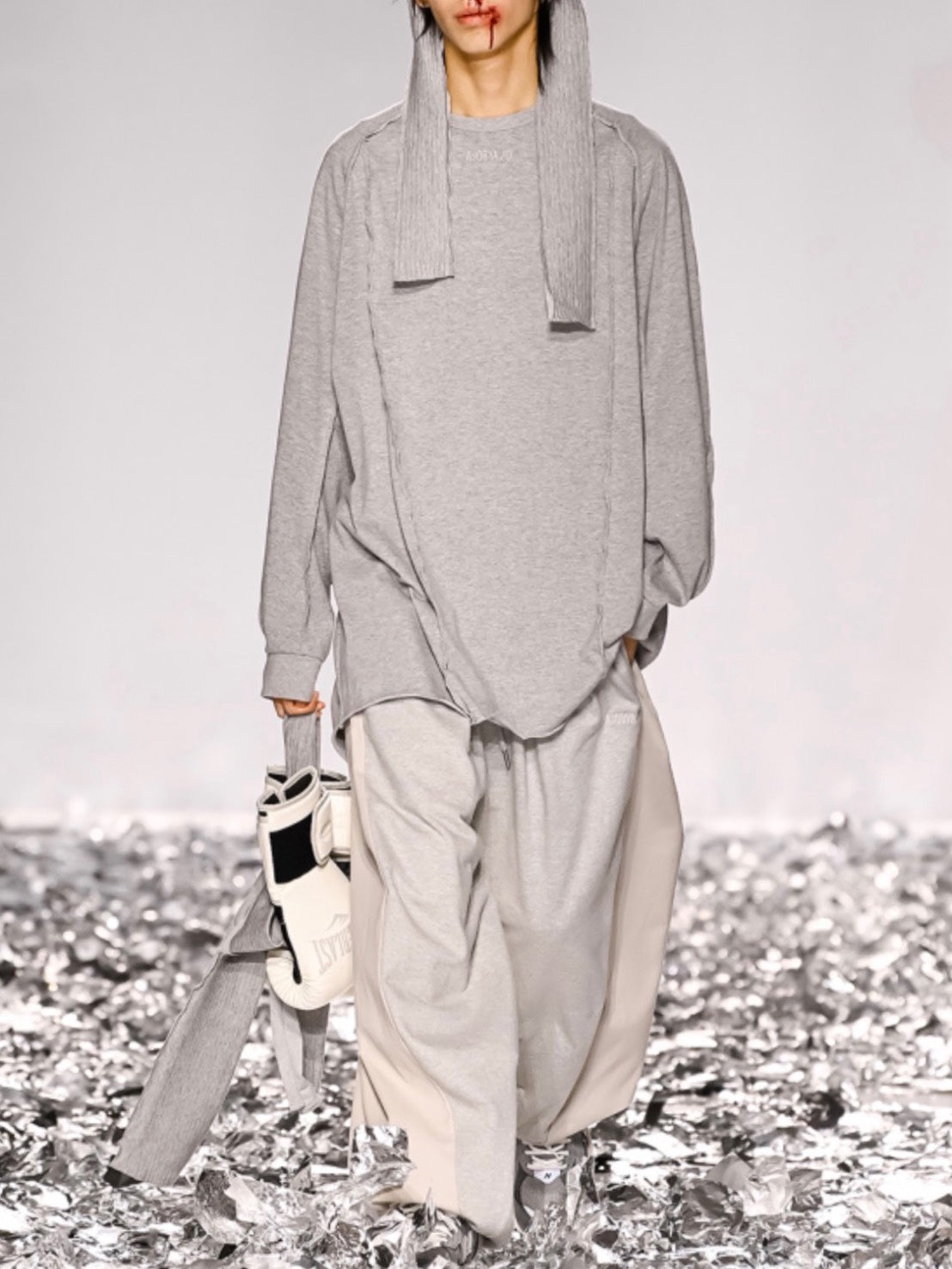 【AJOBYAJO】Dual Fabric Hybrid Pants