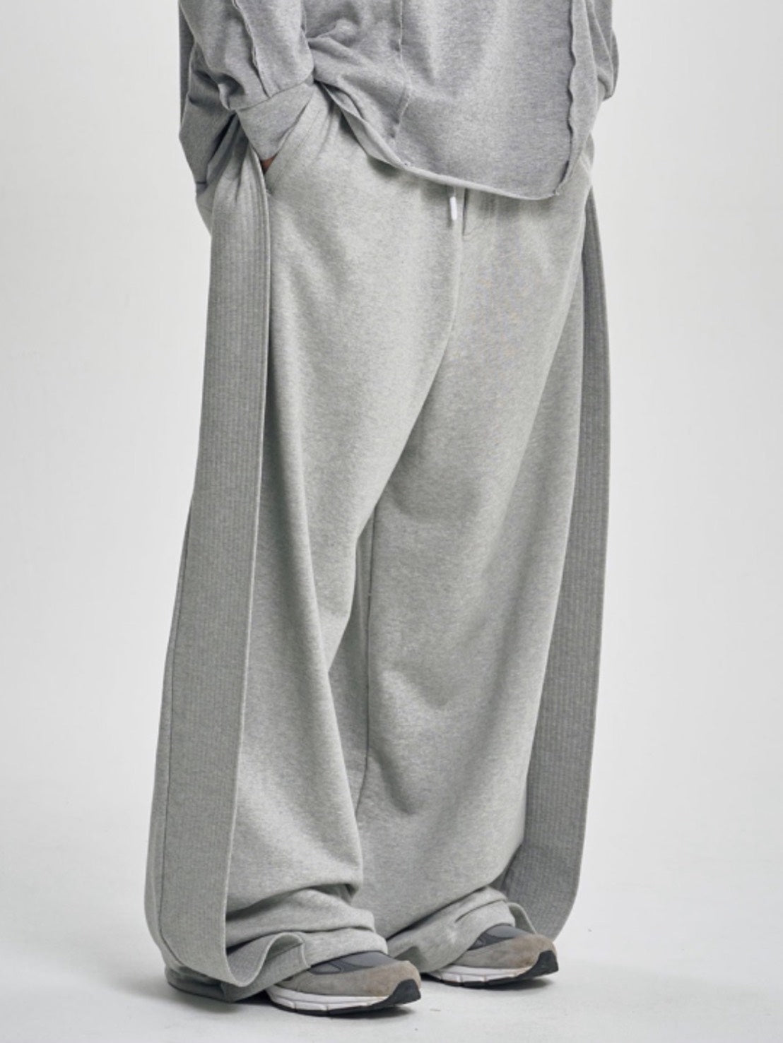 【AJOBYAJO】One Tuck Qulted Jersey Pants