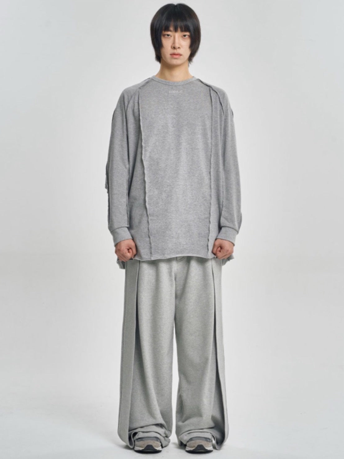 【AJOBYAJO】One Tuck Qulted Jersey Pants