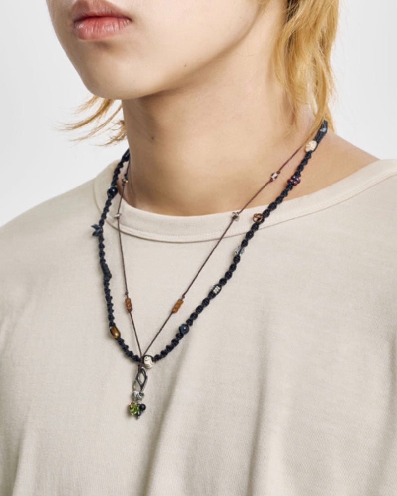 【AJOBYAJO】Wabisabi Knot Layered Necklace